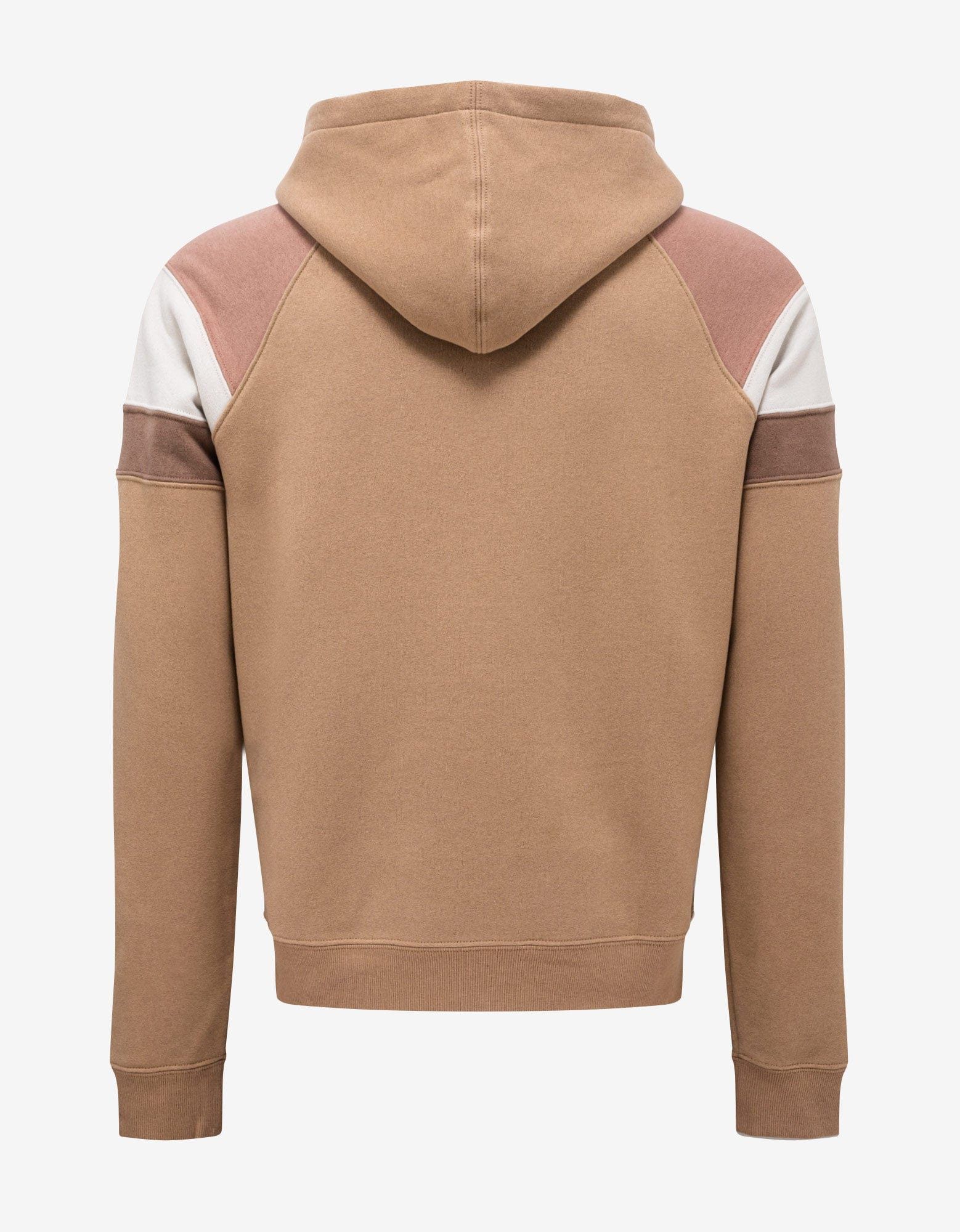 Saint Laurent Paris Saint Laurent Biege Raglan Sleeve Logo Hoodie Size US L / EU 52-54 / 3 - 2 Thumbnail