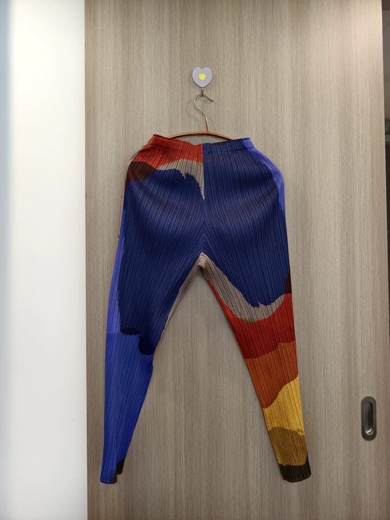 Issey Miyake issey miyake size:2 Color block trousers Size 42" / US 20 - 2 Thumbnail