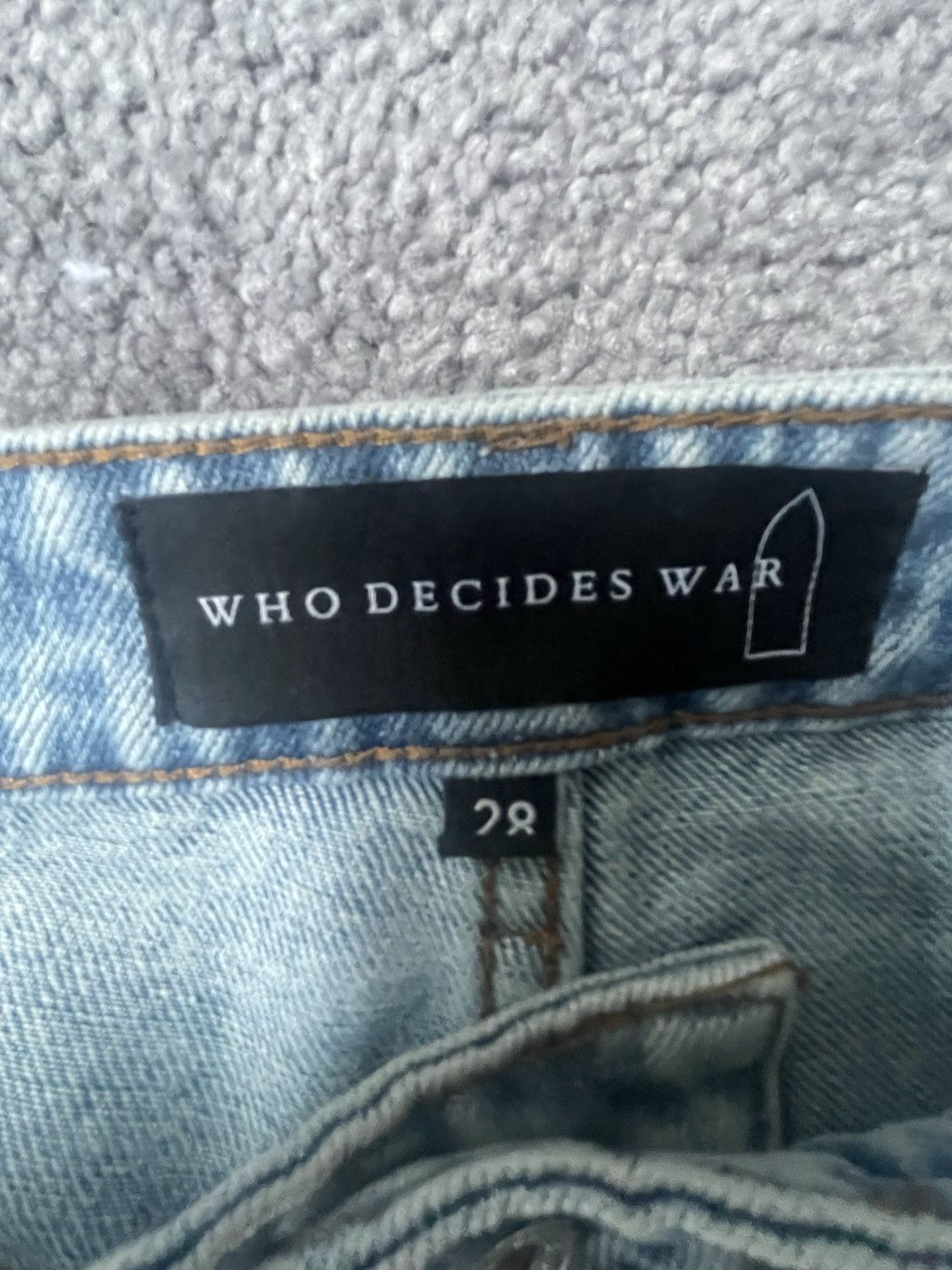 Who Decides War Who Decides War Embroidered Jeans Size US 28 / EU 44 - 5 Thumbnail
