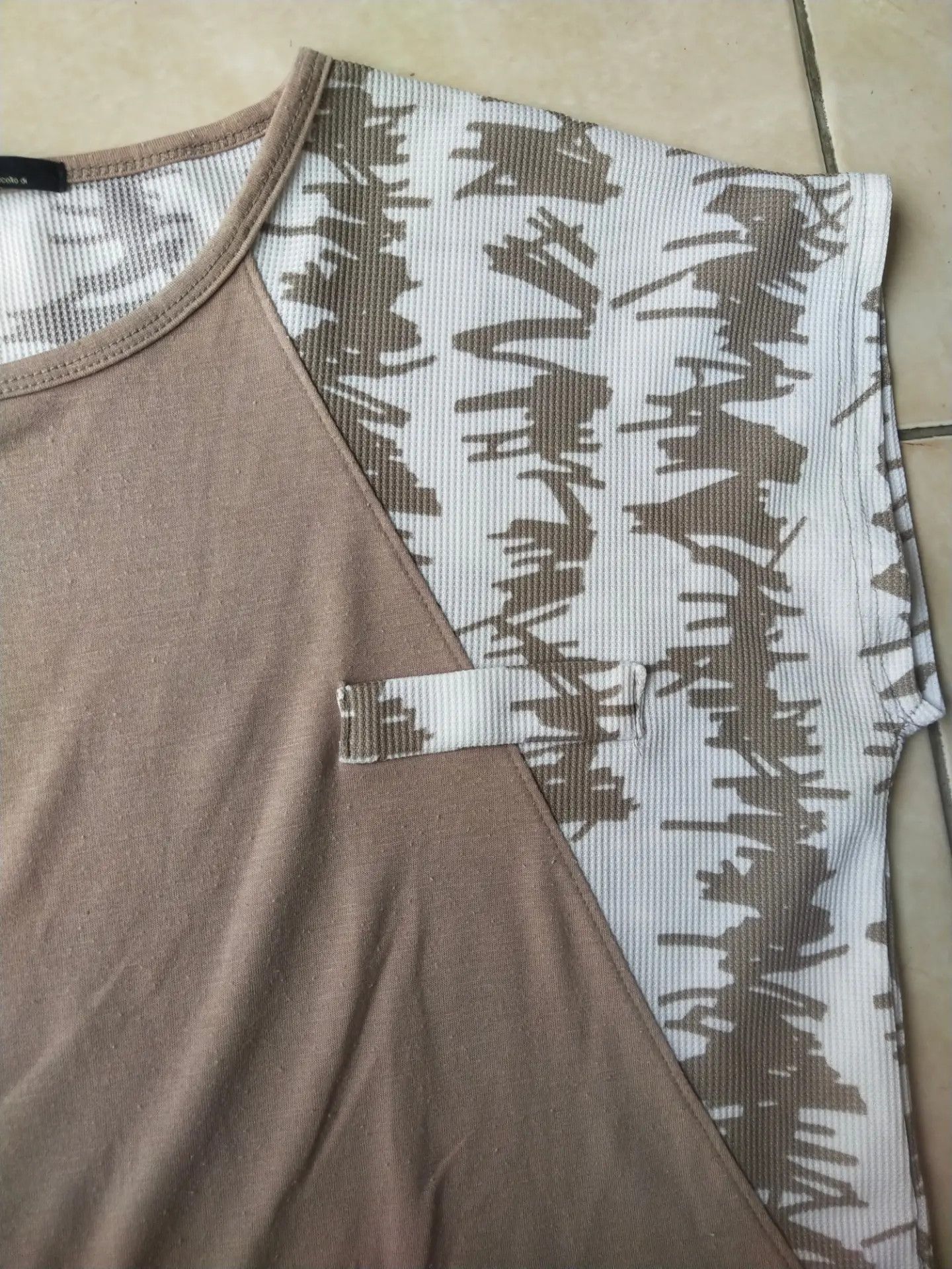 Hysteric Glamour n by Negozi Scelto Di Two-Tone Panel Dolman Woman Top Size XL / US 12-14 / IT 48-50 - 3 Thumbnail