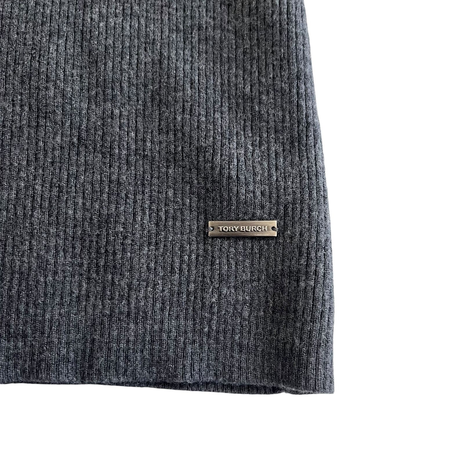 Tory Burch Tory Burch Gray Merino Wool Turtleneck Sweater XS Size XS / US 0-2 / IT 36-38 - 4 Thumbnail