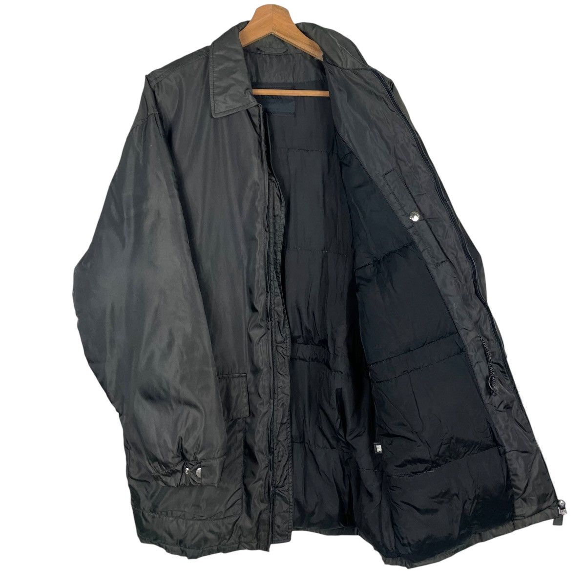 Prada 💥PRADA GREEN NYLON VINTAGE PADDED JACKET Size US L / EU 52-54 / 3 - 6 Thumbnail