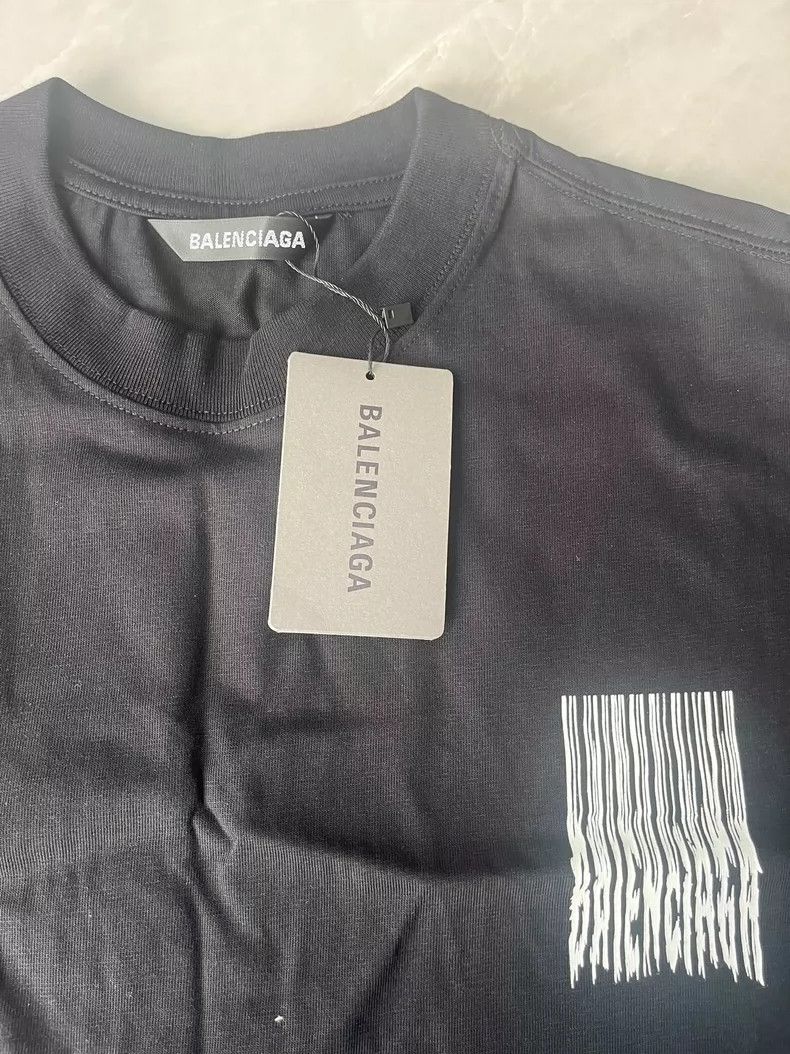Balenciaga Balenciaga 21ss Waterfall fringe black short sleeve new let Size US M / EU 48-50 / 2 - 2 Thumbnail