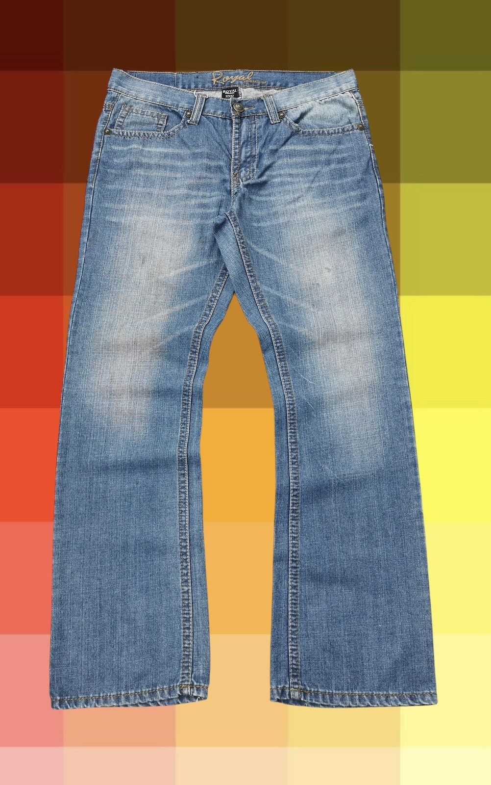 Vintage Royal Premium Y2K Flare Denim Size US 34 / EU 50 - 1 Thumbnail