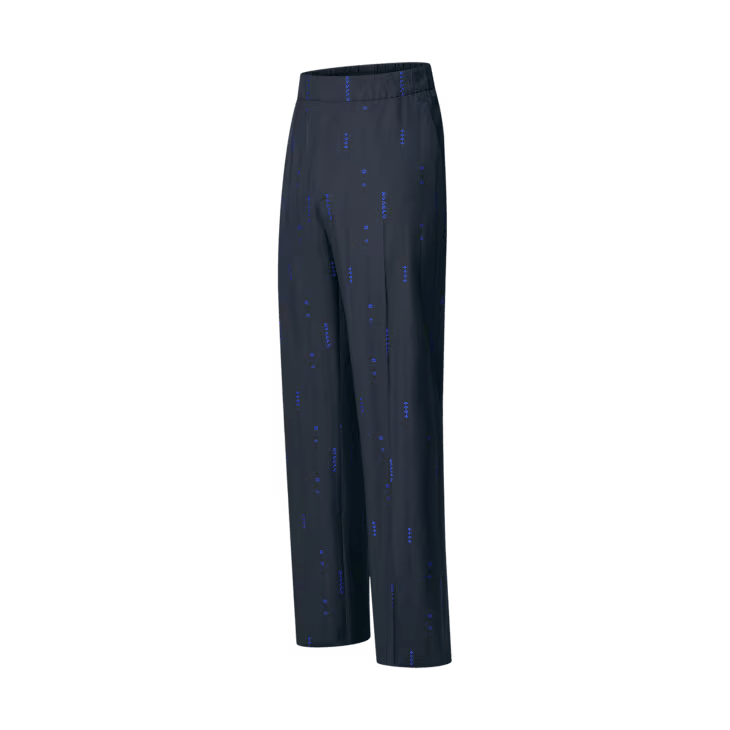 Louis Vuitton Tailored Wool Drawstring Trousers Size 52L - 3 Thumbnail