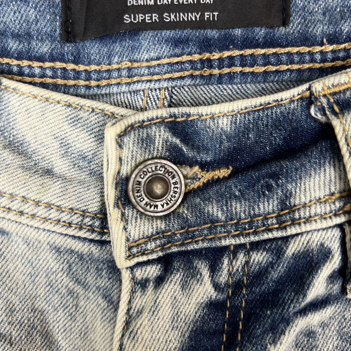 Bershka y2k Bershka Denim Super Skinny Fit Jeans Avant Garde Size 29" - 6 Thumbnail
