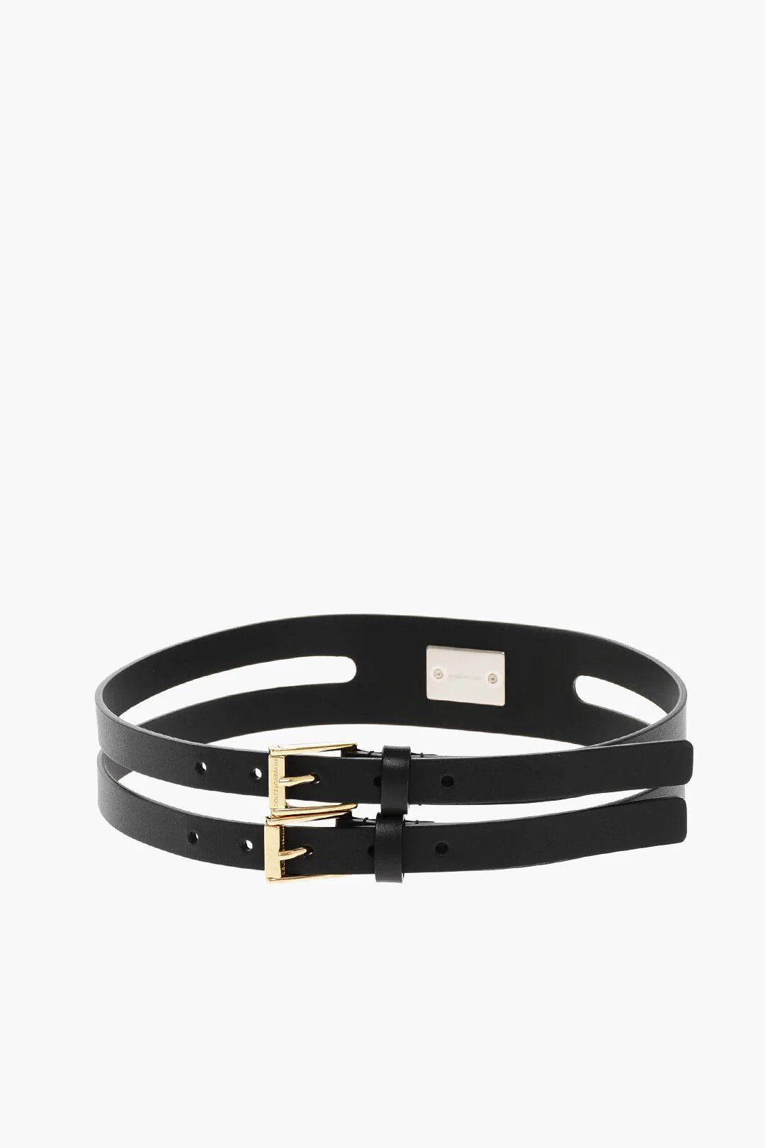 Dolce & Gabbana og1mm0426 Size: 90 / Leather Belt in Black Size ONE SIZE - 2 Thumbnail
