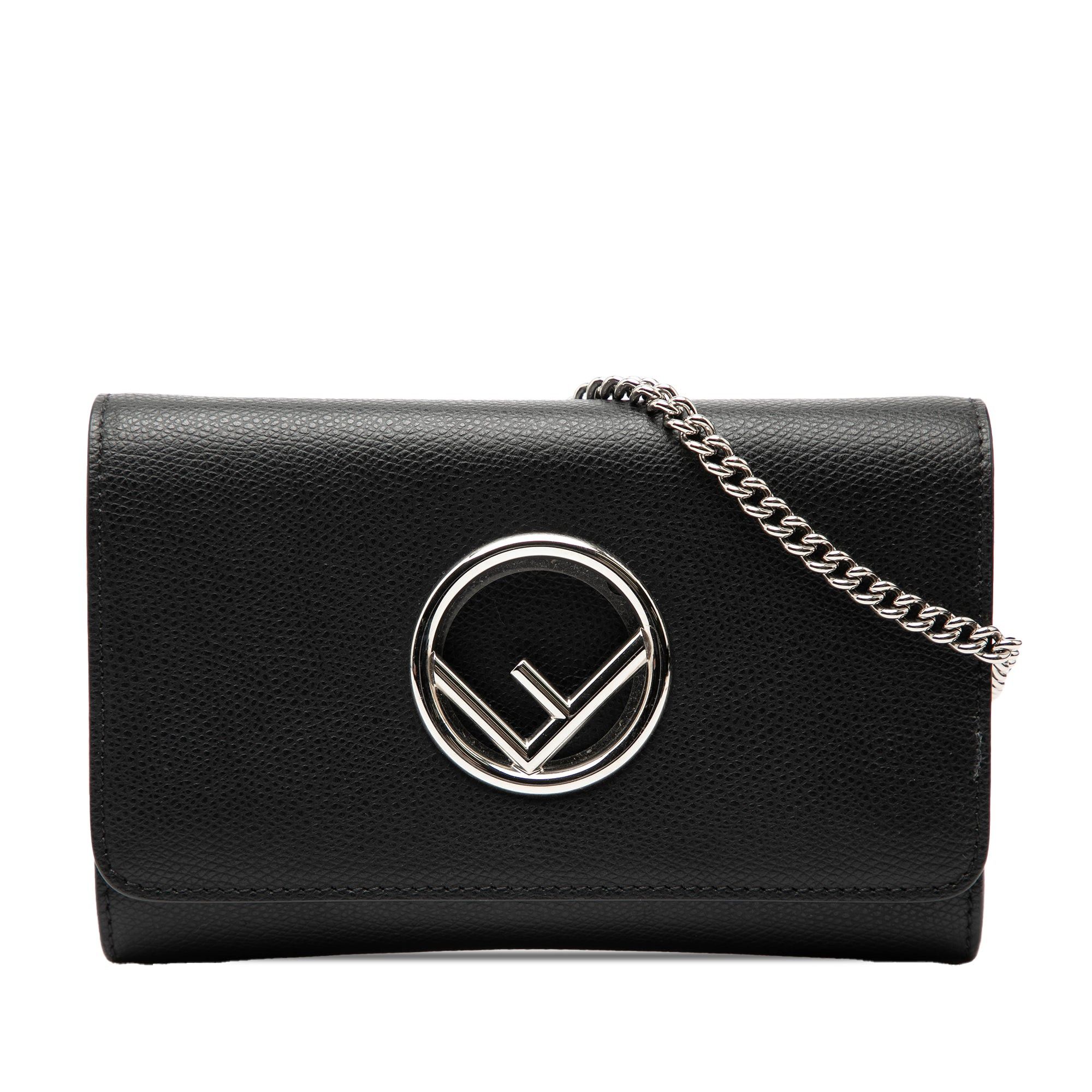Calfskin F is Fendi Kan I Wallet on Chain