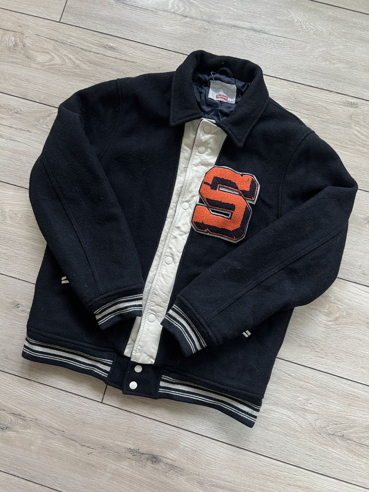 Supreme Supreme Captain Varsity Jacket | Grailed