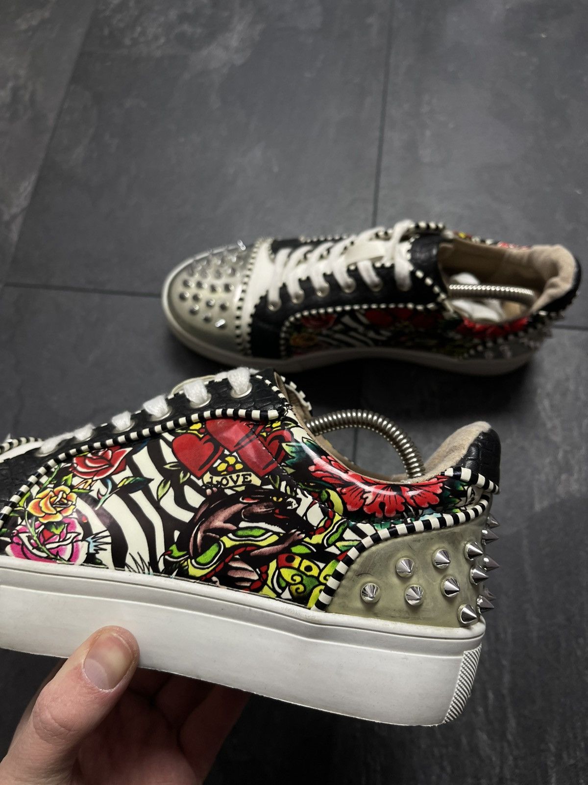 Streetwear Vintage rare ed hardy low top sneakers Size US 6 / IT 36 - 10 Thumbnail