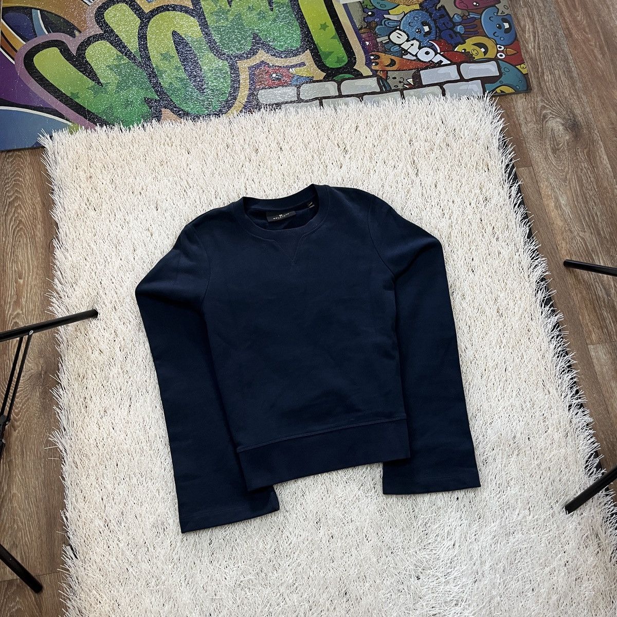 Belstaff Womens Sweatshirt Violet Navy Blue size XL