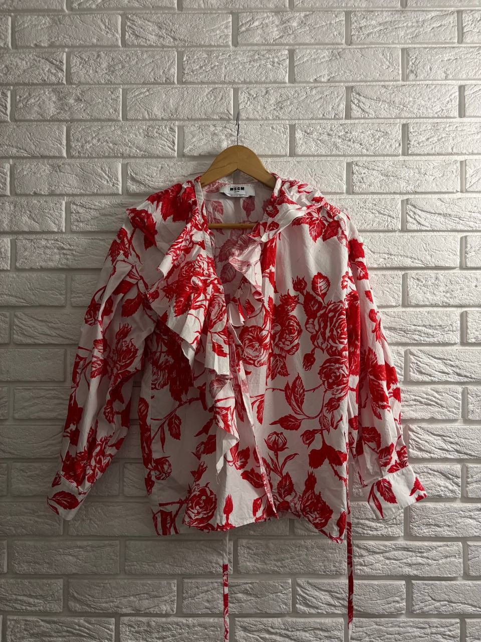 MSGM MSGM women floral printed blouse Milano EST 2009 Size XS / US 0-2 / IT 36-38 - 1 Thumbnail