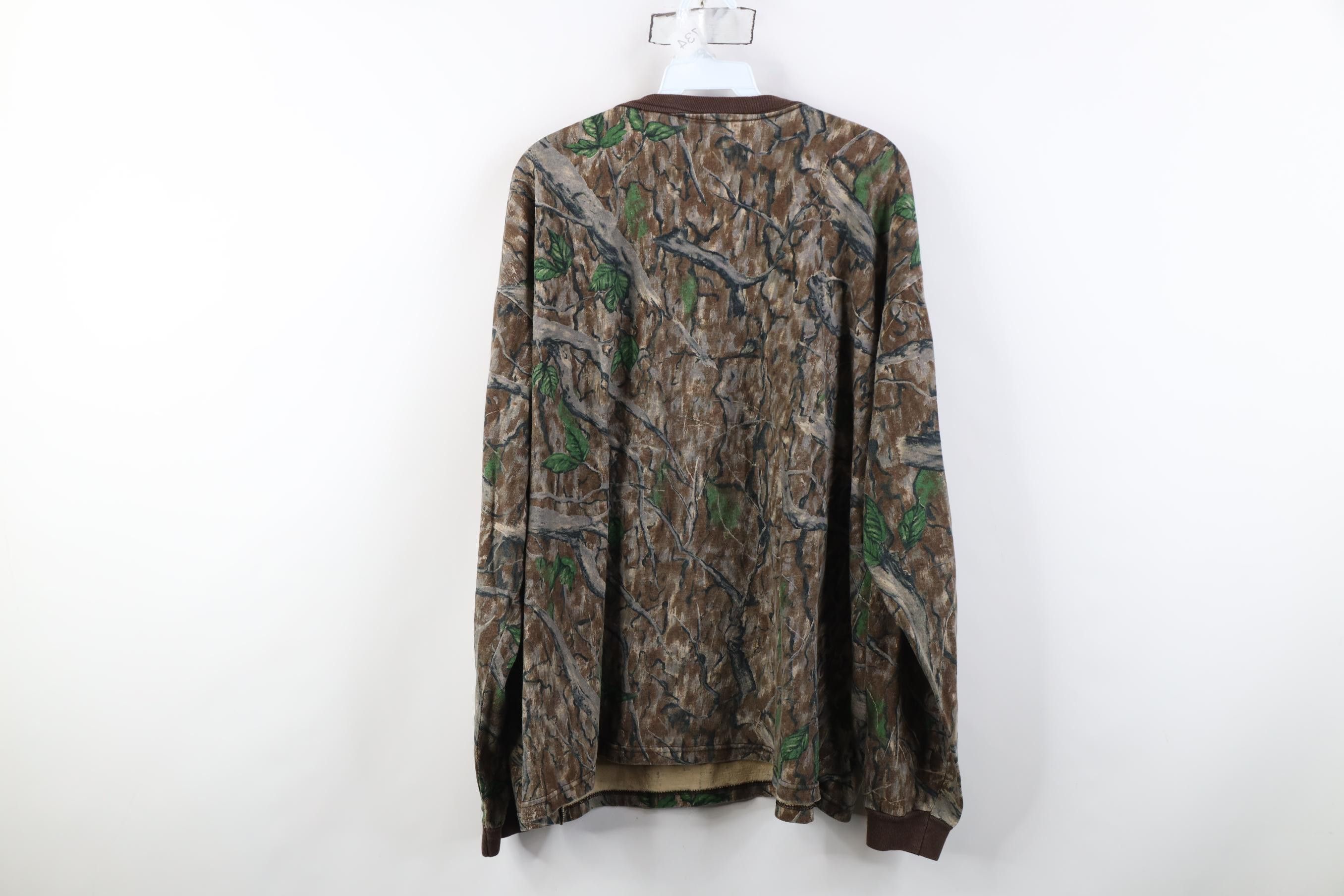 Vintage Vintage 90s Streetwear Camouflage Long Sleeve T-Shirt USA Size US XXL / EU 58 / 5 - 11 Thumbnail