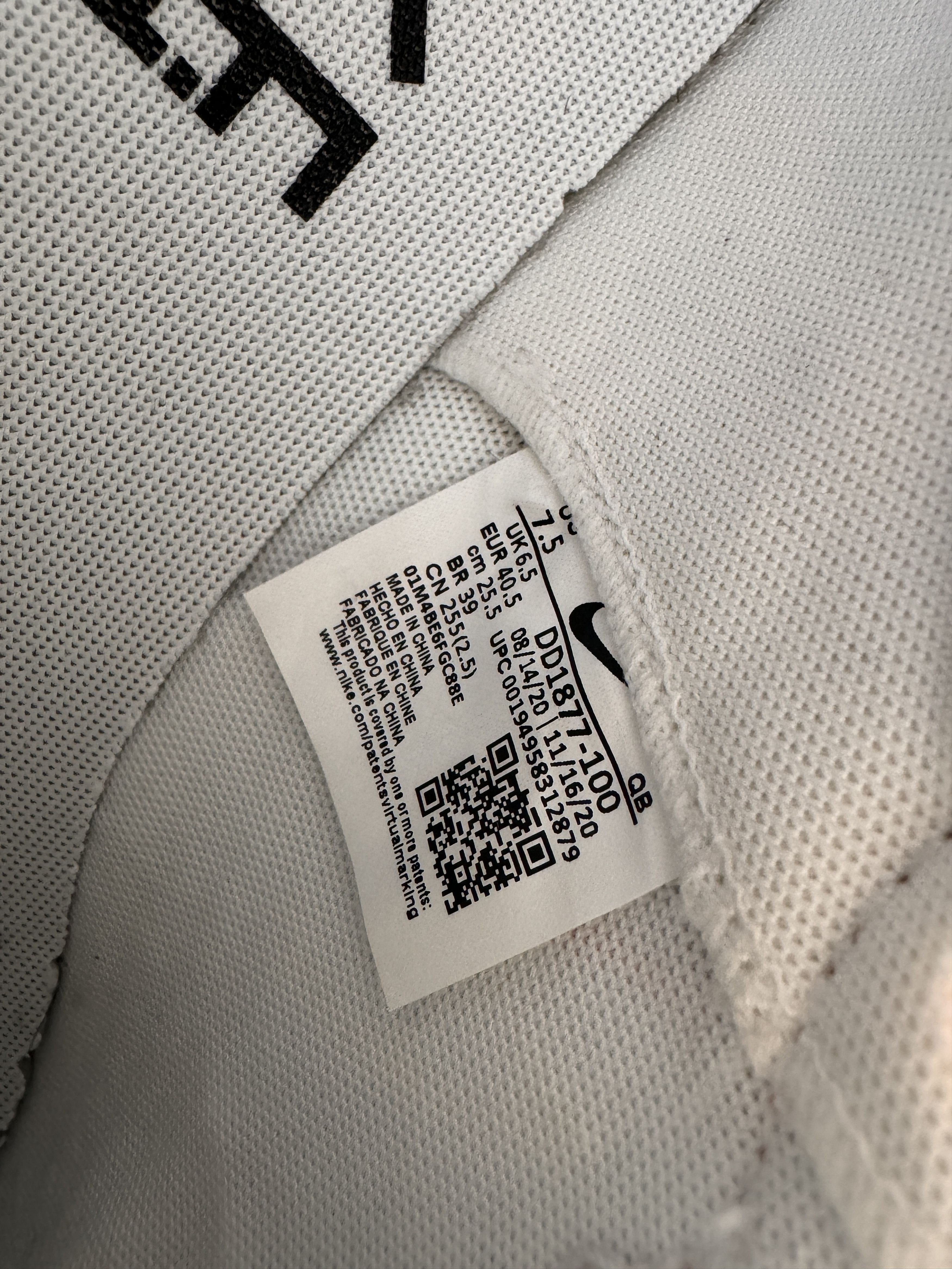 Nike × Sacai Nike x Sacai blazer low “white magma orange” Size US 7.5 / EU 40-41 - 8 Thumbnail