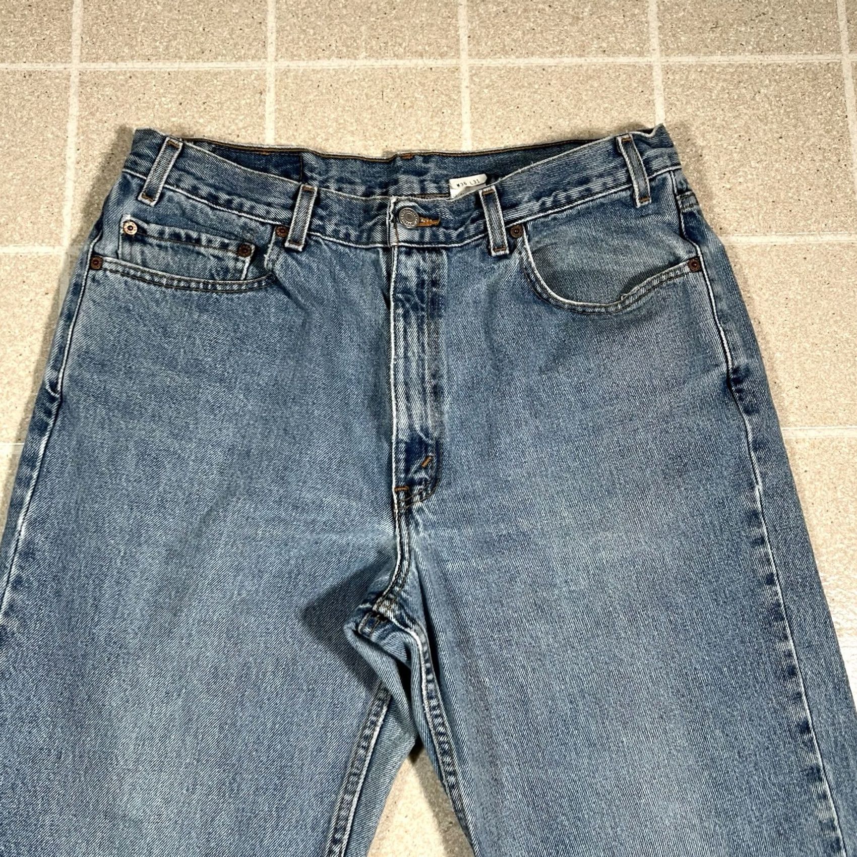 Levi's VINTAGE Levi’s 550 Jeans Men’s 32x30 Blue Denim Relaxed Straight 550 Model Denim Made in Mexico T Mens Size US 32 / EU 48 - 7 Thumbnail