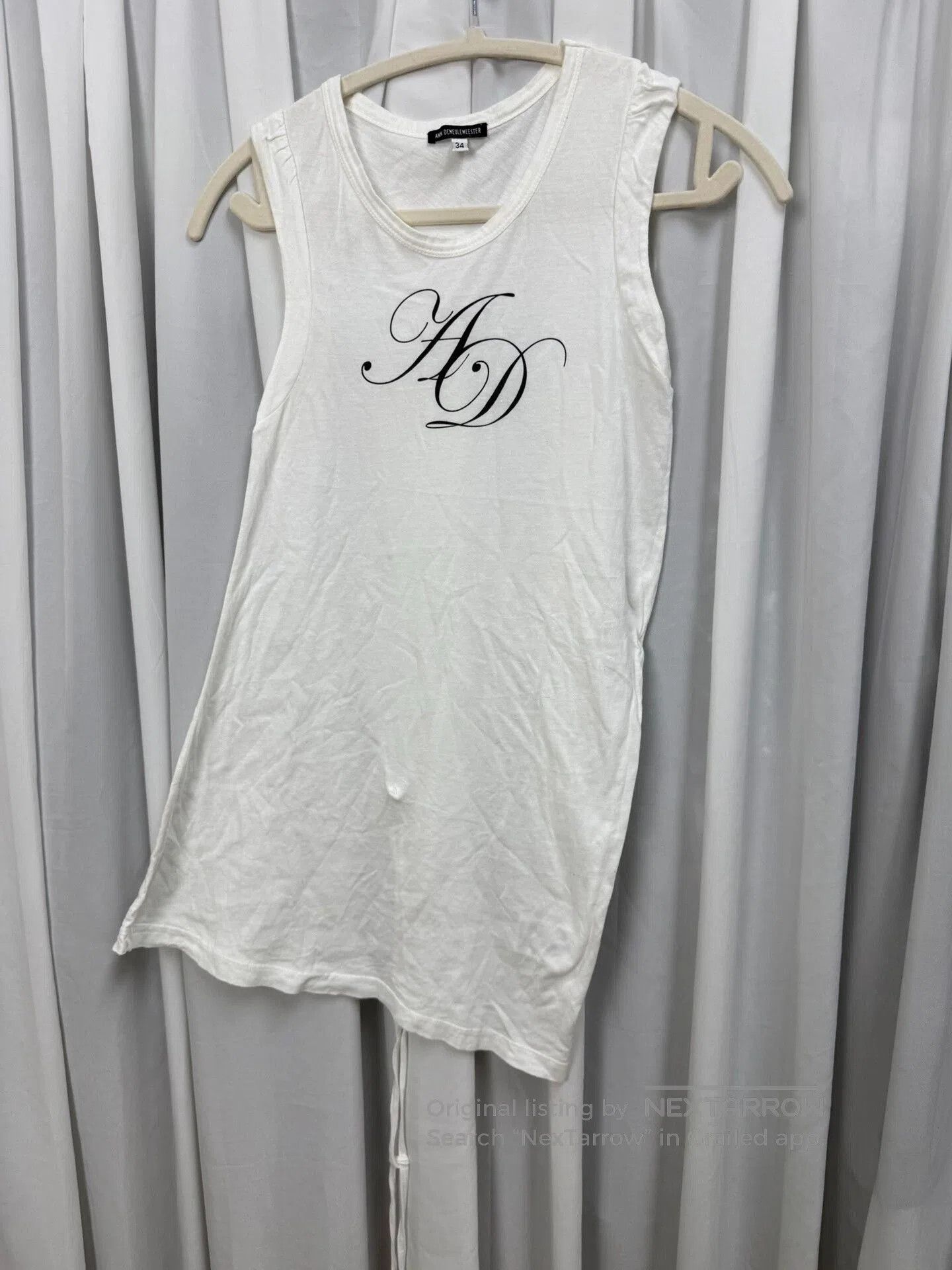 Ann Demeulemeester Ann Demeulemeester Asymmetric Vest Dress. Size XXS / US 00 / IT 34 - 1 Thumbnail