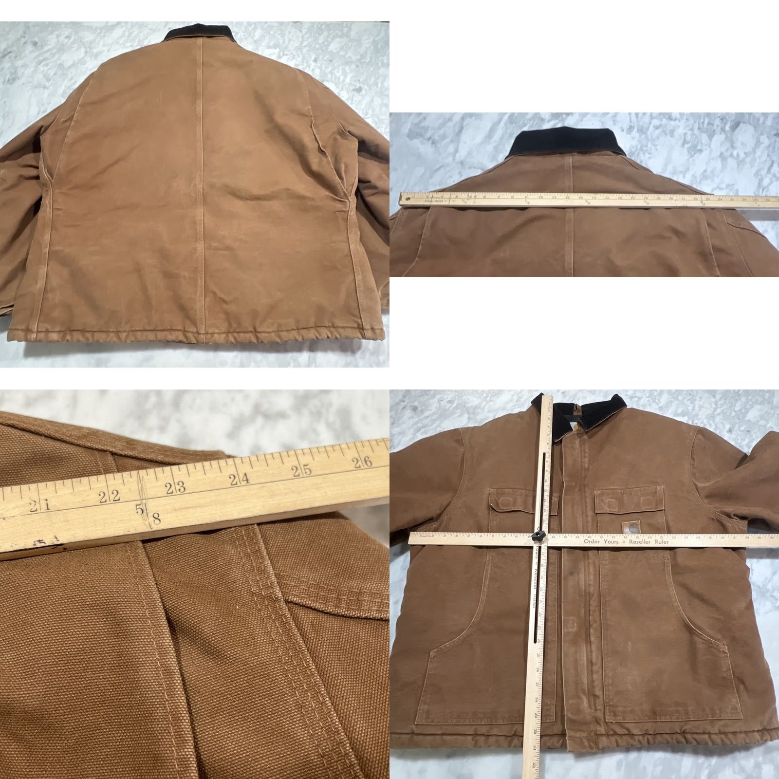 Carhartt Carhartt Jacket Men's 2XL Regular Brown Duck Canvas Lined Cotton C26 BRN Mexico Workwear Size US XXL / EU 58 / 5 - 8 Thumbnail