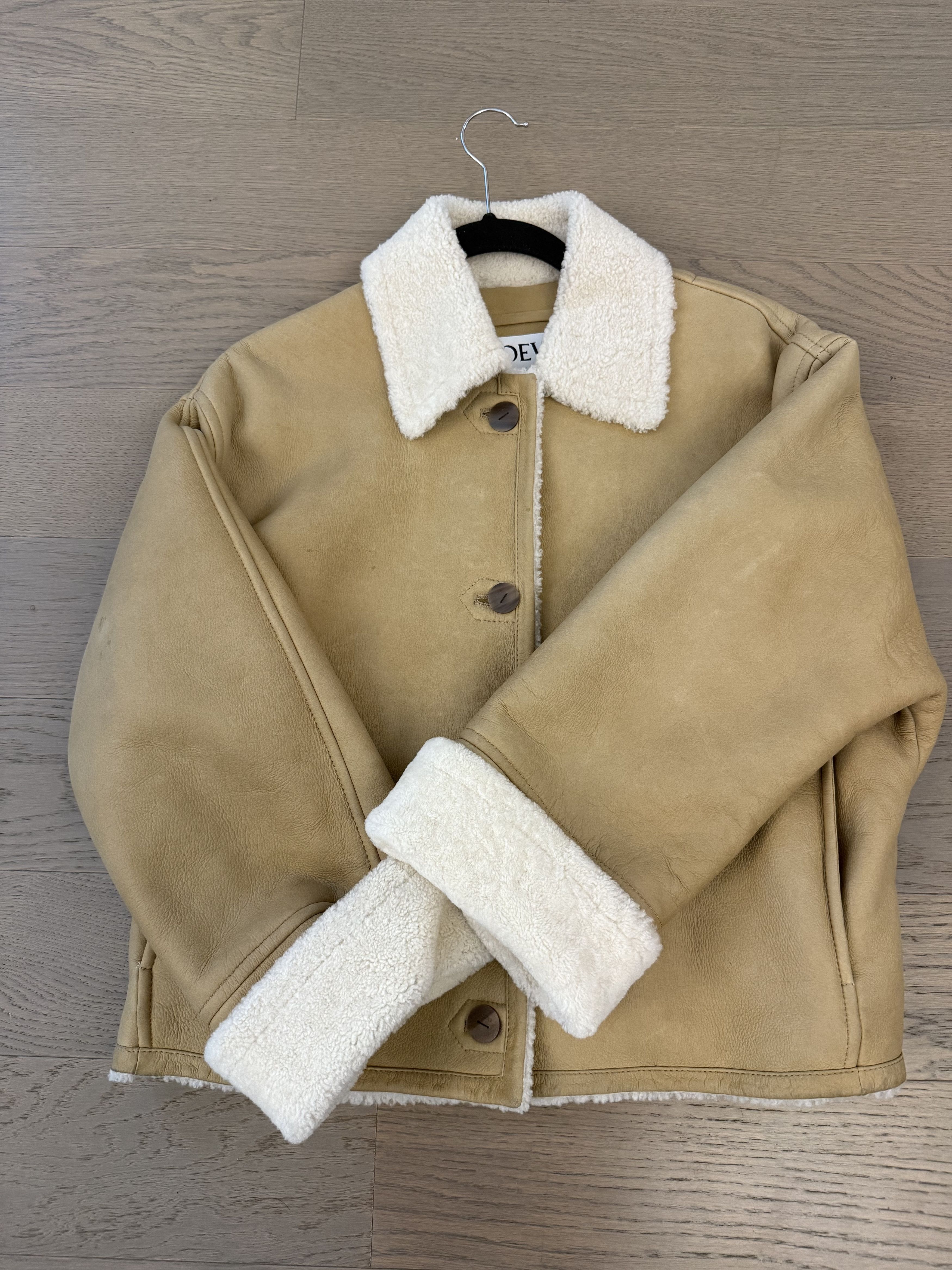 Loewe Loewe shearling coat Size XXS / US 00 / IT 34 - 1 Thumbnail