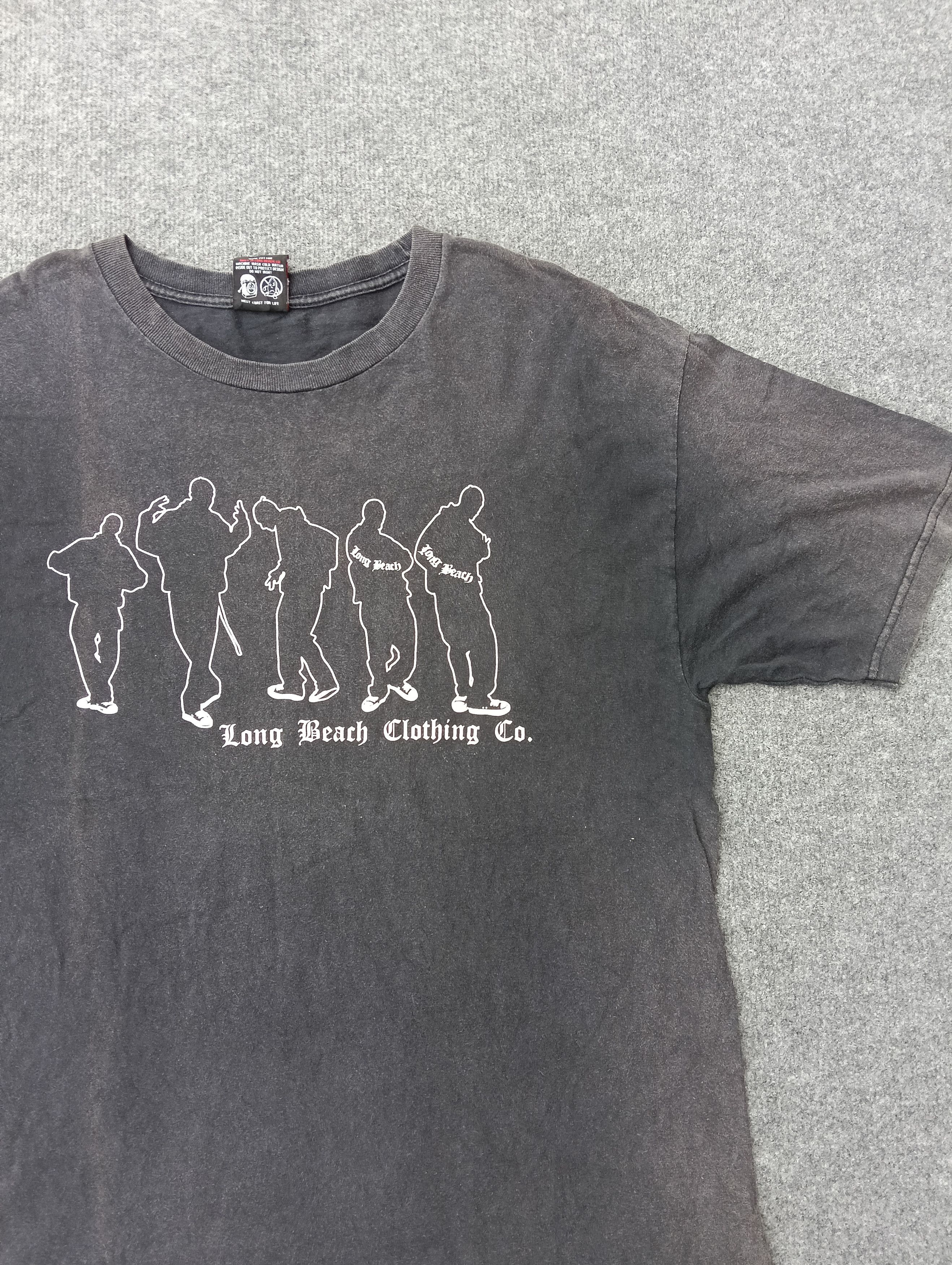 Rap Tees × Vintage Long Beach California faded Tshirt. Size US XL / EU 56 / 4 - 2 Thumbnail