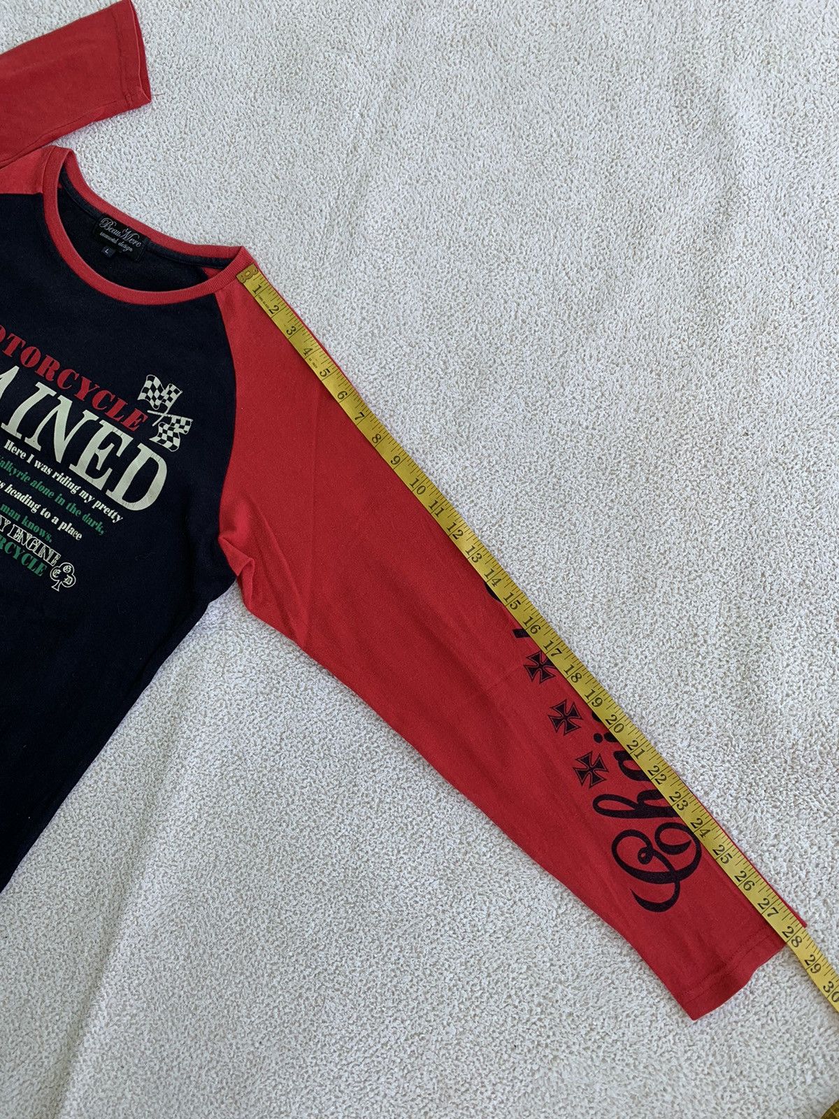 If Six Was Nine × Japanese Brand × Le Grande Bleu (L.G.B.) Japanese Beau Mere poem Long sleeve Size US L / EU 52-54 / 3 - 9 Thumbnail
