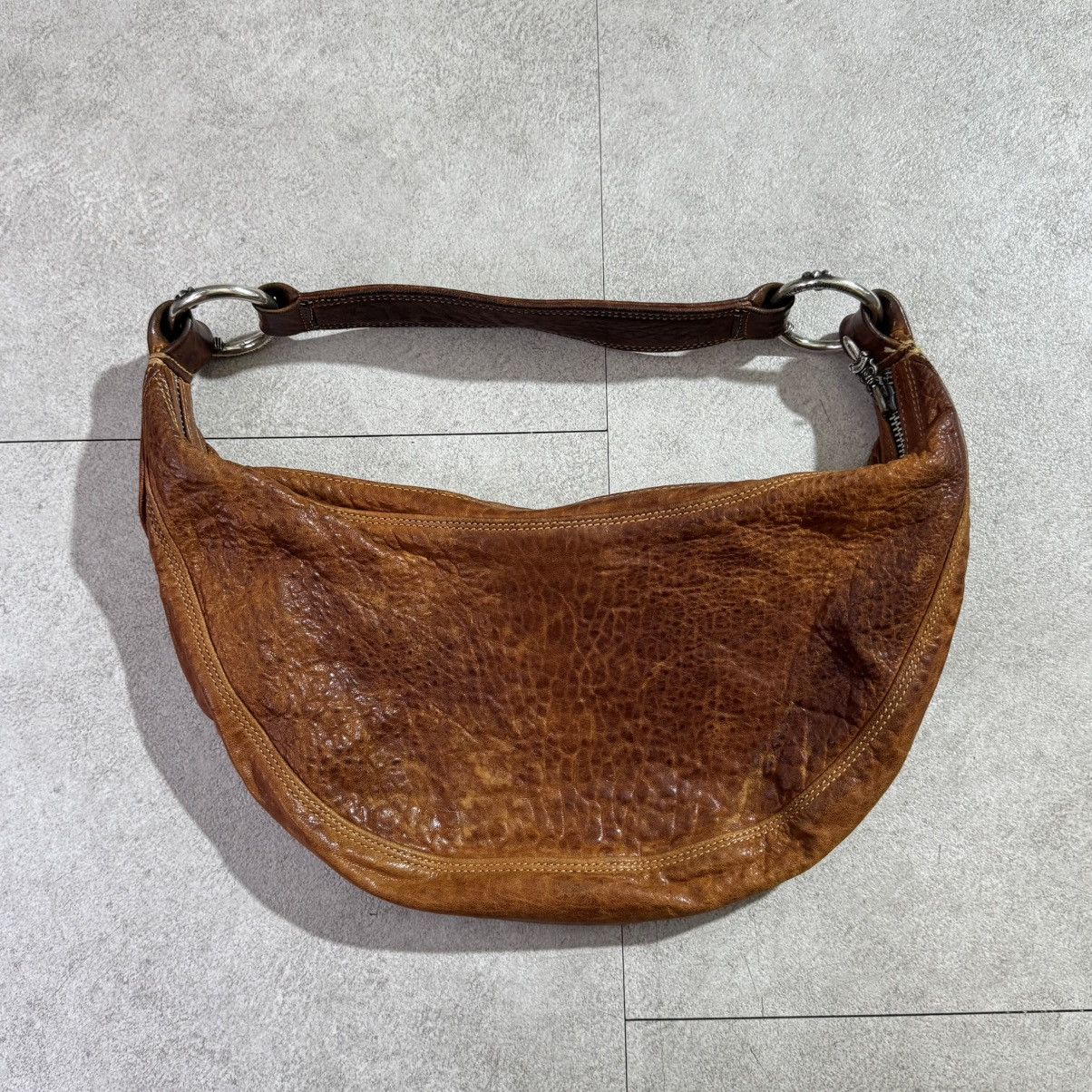 Chrome Hearts Chrome Hearts Vintage Leather Silver Shoulder Bag Size ONE SIZE - 2 Thumbnail