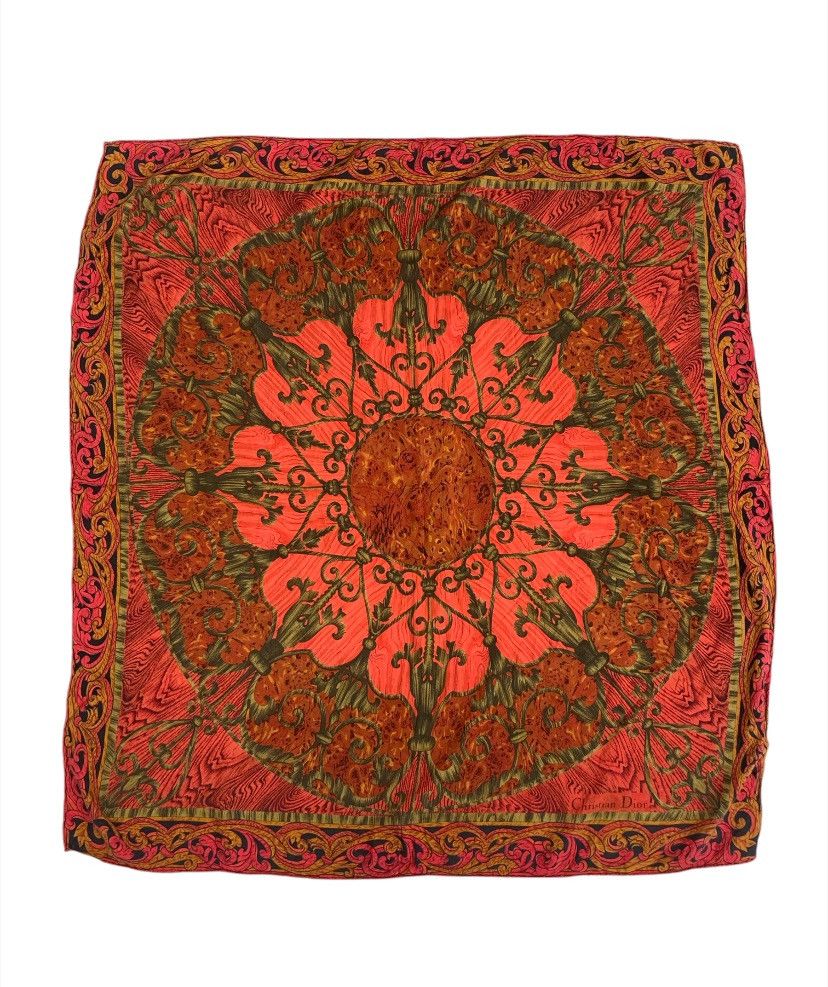 Christian Dior Monsieur Christian Dior Vintage Silk Handkerchief Neckerchief Bandana Size ONE SIZE - 12 Thumbnail