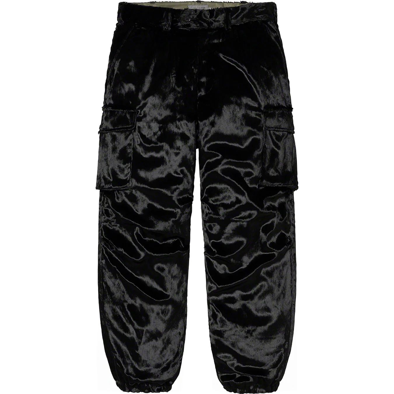 Pre-owned Supreme X Yohji Yamamoto Faux Fur Cargo Pants In Black