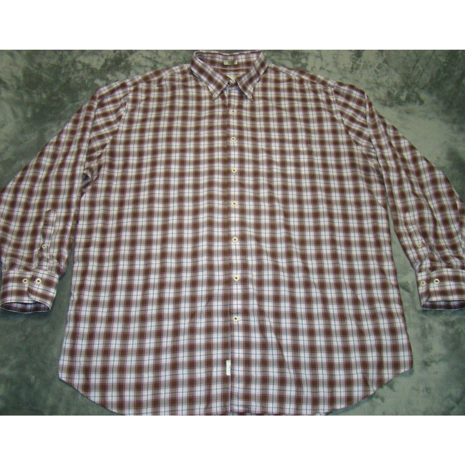 Peter Millar Peter Millar Shirt Plaid Button-Up Pink Brown Purple 2XL Mens Long Sleeve Casual Mens Size US XXL / EU 58 / 5 - 2 Thumbnail