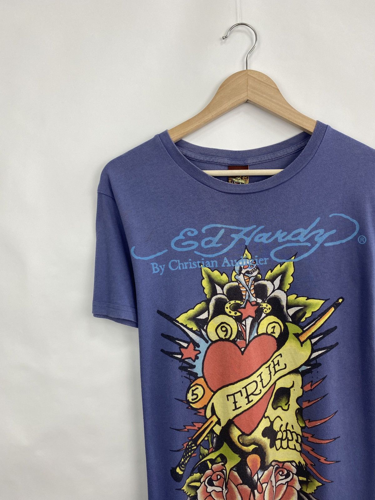 Christian Audigier 🇺🇸 Vintage Y2K ED Hardy Christian Audigier T-Shirt Made USA Size US L / EU 52-54 / 3 - 2 Thumbnail