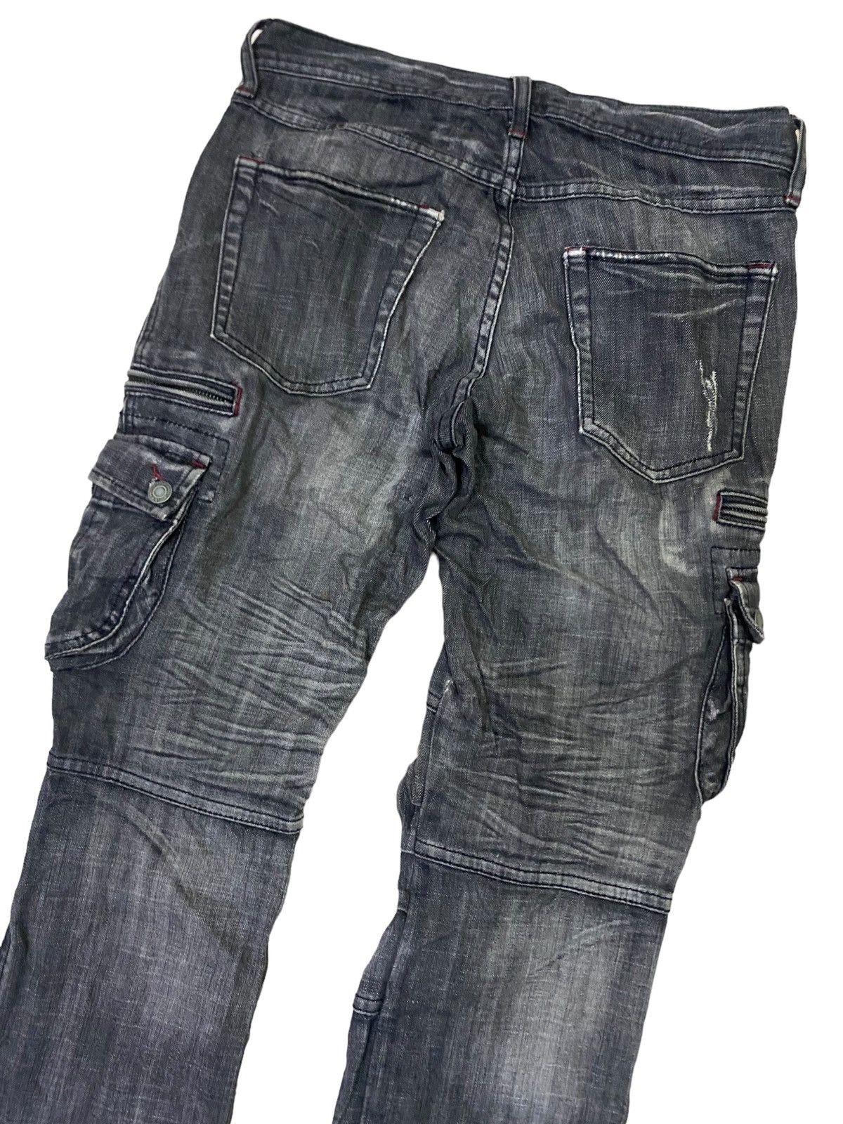 Hysteric Glamour 💥Vintage Japanese designer Edge Rupert Denim Cargo Pant Size US 32 / EU 48 - 6 Thumbnail