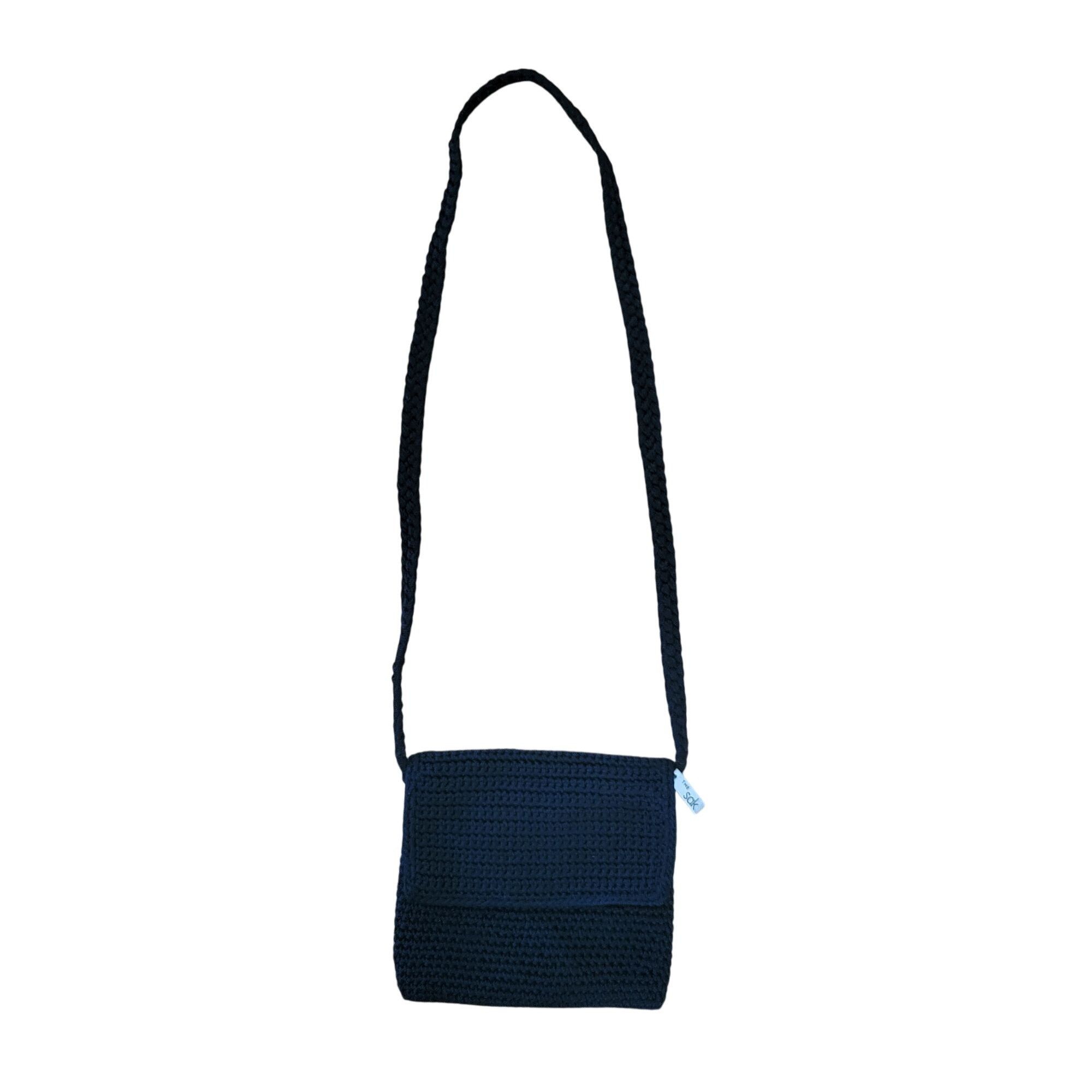 The Sak The Sak Black Crochet Crossbody Bag Shoulder Strap Travel Ne Size ONE SIZE - 6 Thumbnail