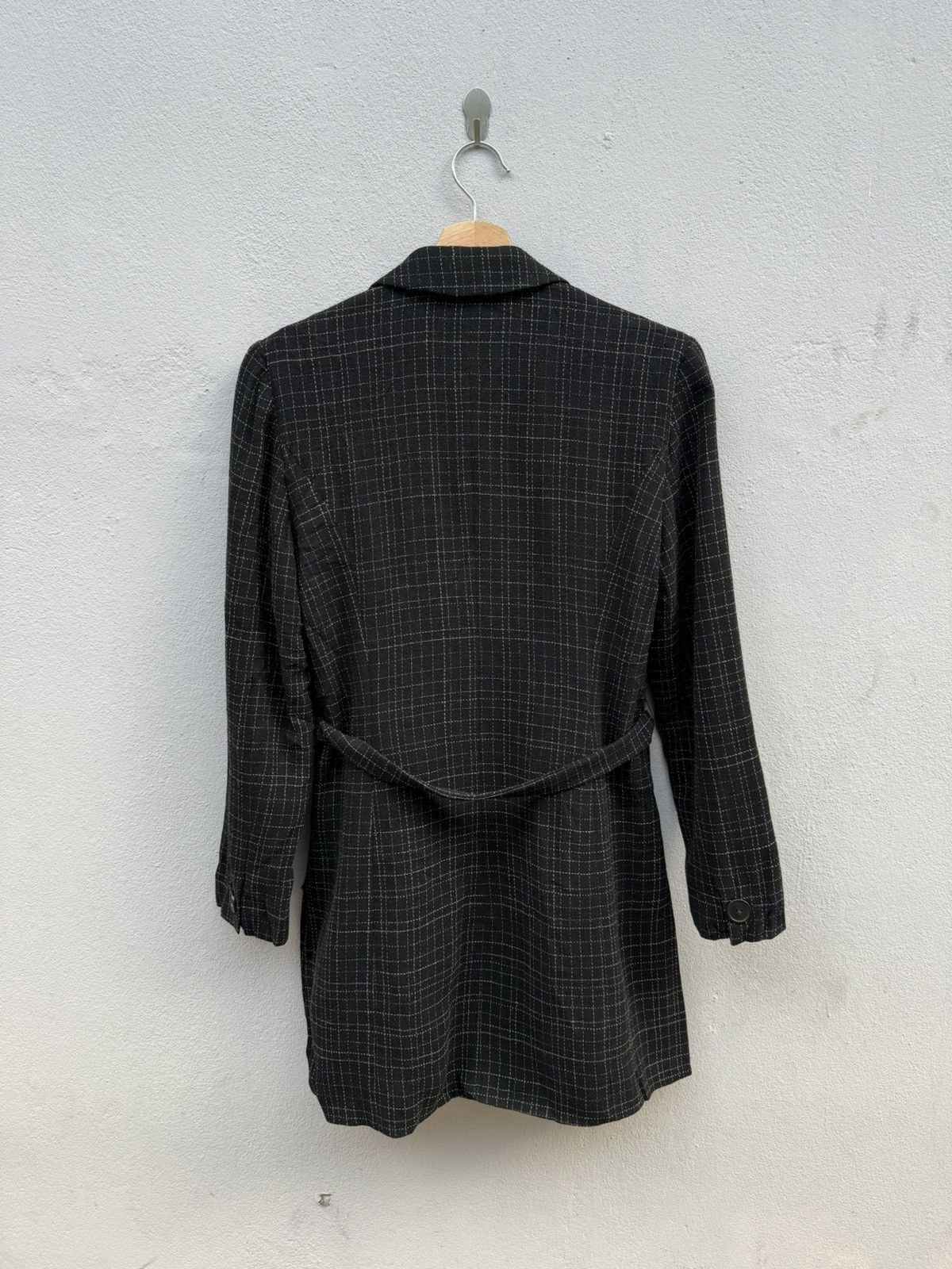 Max Mara MAX MARA Virgin Wool Tweed Long Jacket “Made in ITALY” Size XS / US 0-2 / IT 36-38 - 11 Thumbnail