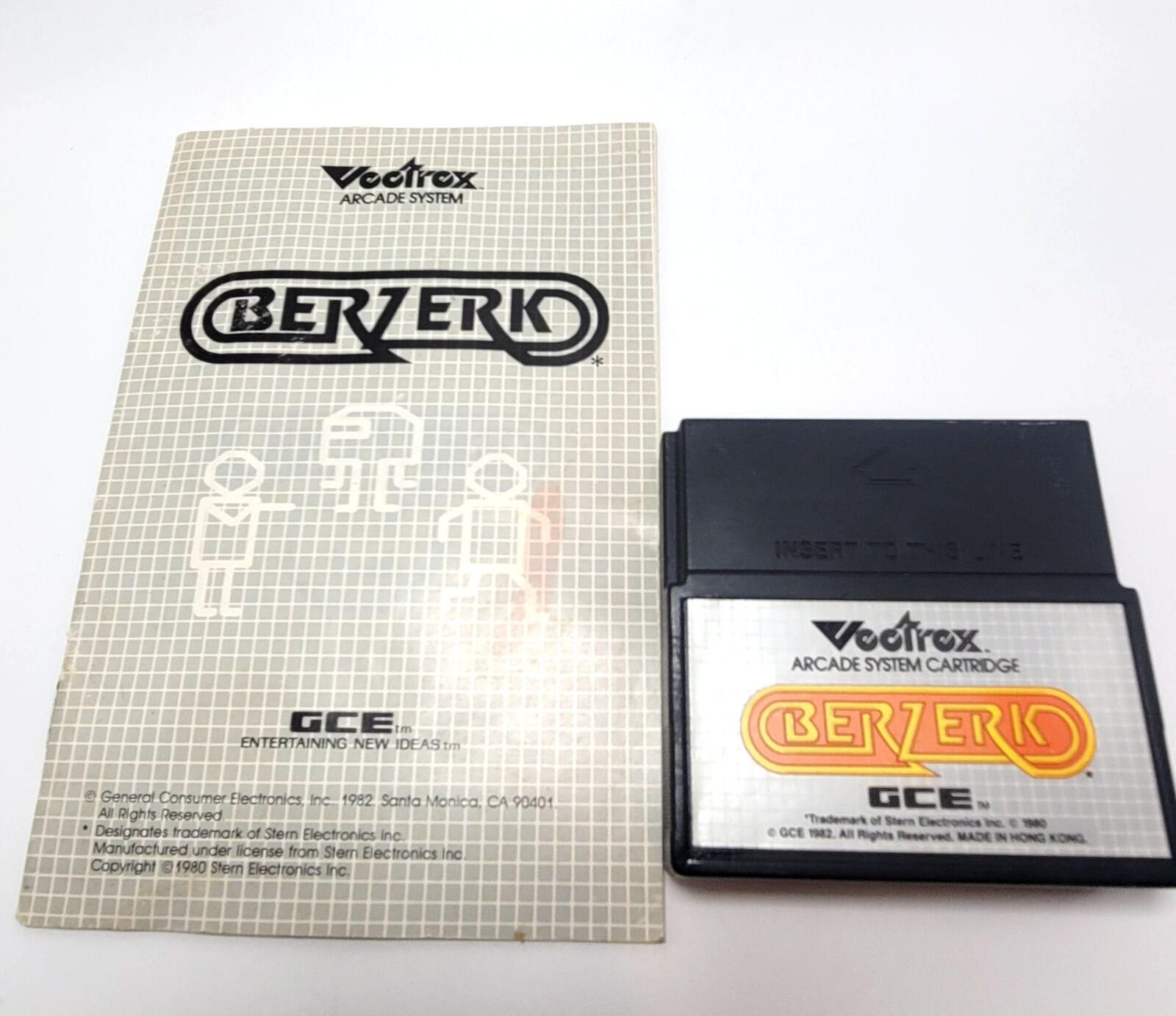 Other Berzerk Game Cart and Instruction Manual GCE Vecrex Size ONE SIZE - 6 Thumbnail