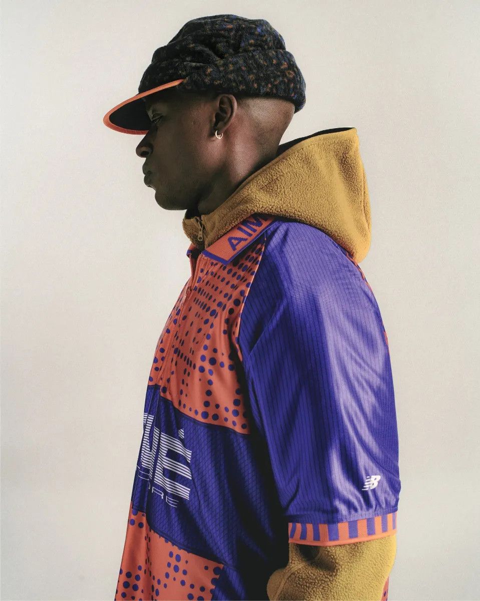 Aime Leon Dore × New Balance o1mle0725 ALD New Balance Sport Zip Polo Shirt Purple/Orange Size US M / EU 48-50 / 2 - 2 Thumbnail