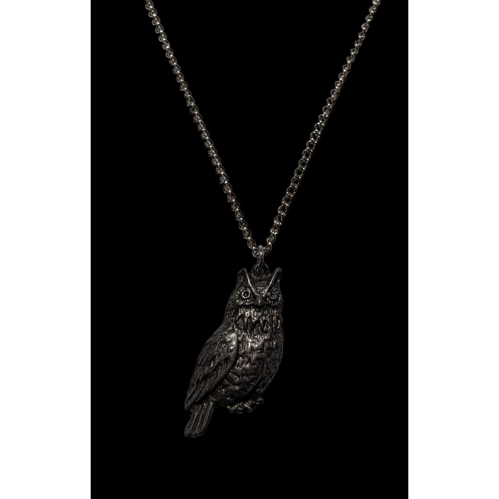 Other Vintage Minimalist Silver Owl Pendant Necklace Size ONE SIZE - 5 Thumbnail