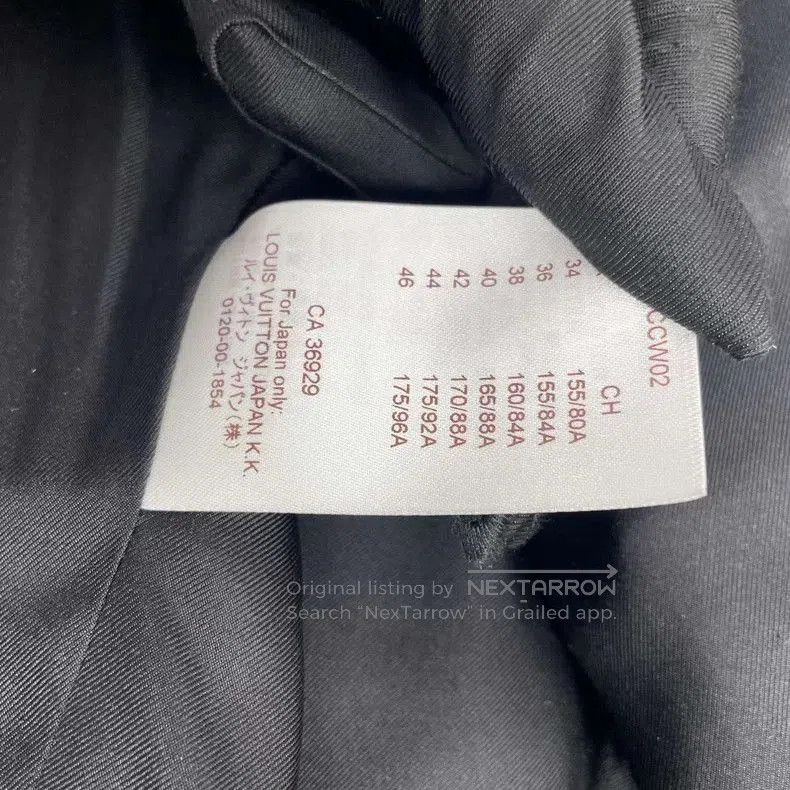 Louis Vuitton LV Black Wool Blend Coat Size 42. Size US M / EU 48-50 / 2 - 3 Thumbnail