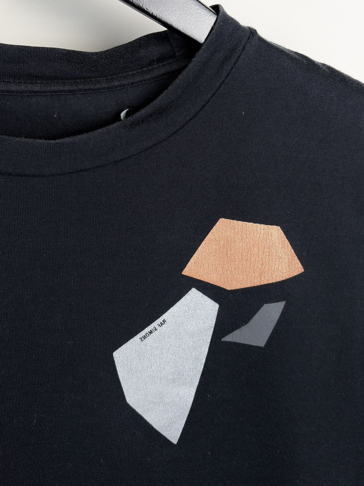 Raf Simons AW09 Raf Simons Mirror Plate Tshirt 46 Black Size US XS / EU 42 / 0 - 3 Thumbnail