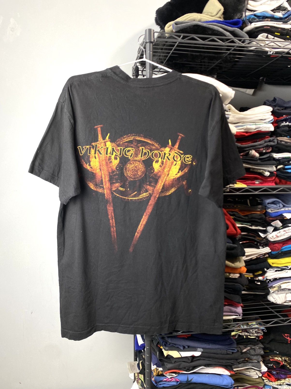 Band Tees Vintage 2000’s Amon Amarth Band T Shirt Rock Heavy Metal Size US L / EU 52-54 / 3 - 2 Thumbnail