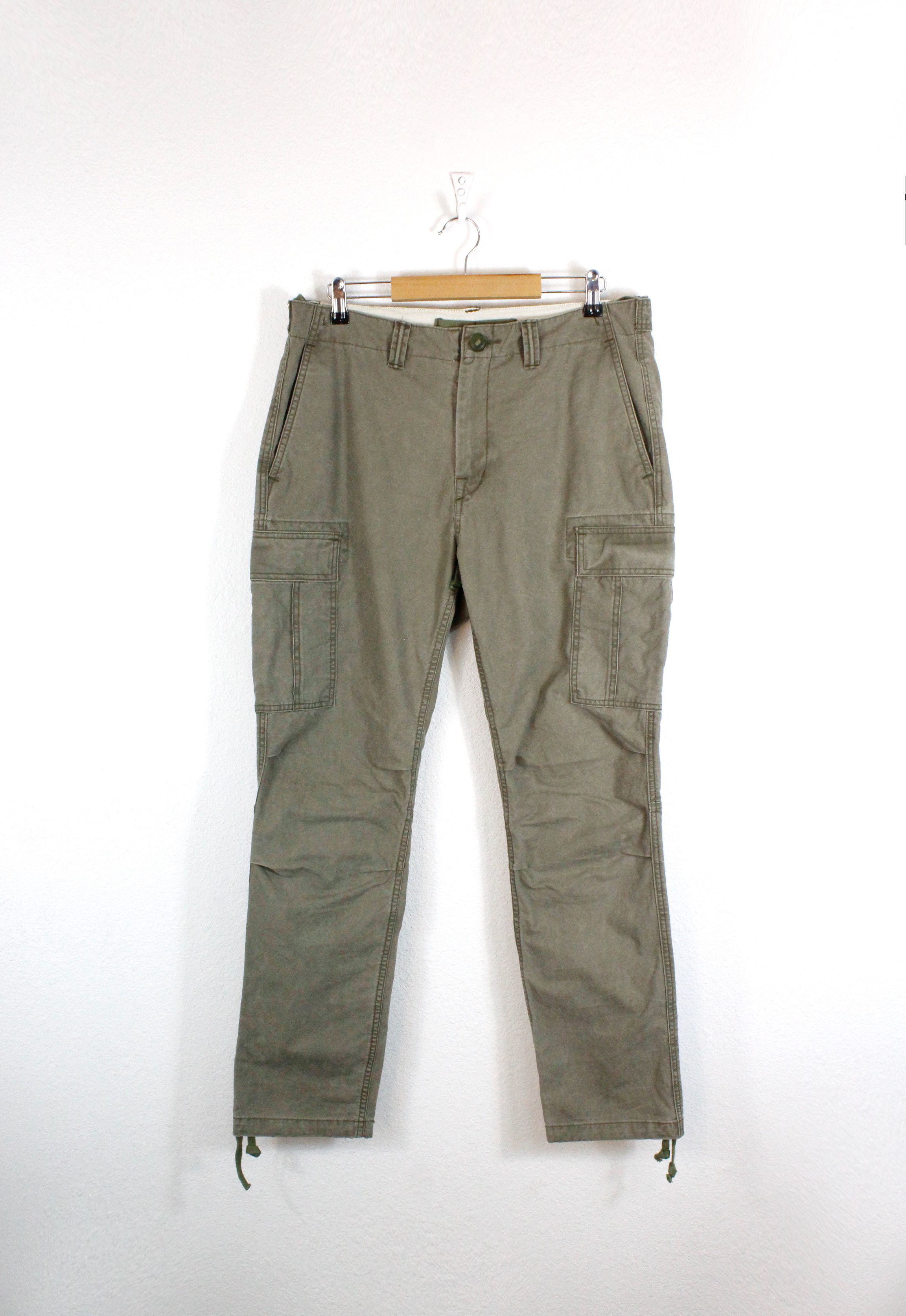 Polo Ralph Lauren Polo Ralph Lauren Army Green Military Cargo Pockets Pants Size US 32 / EU 48 - 1 Thumbnail