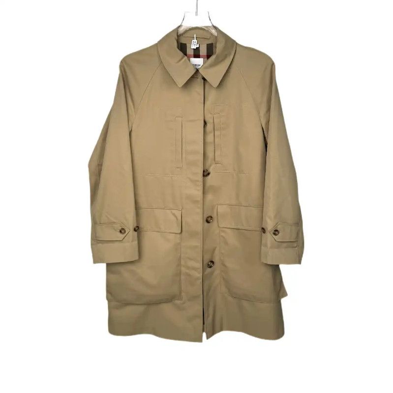 Burberry Burberry Brown Cotton Ladies Trench Coat Size M / US 6-8 / IT 42-44 - 1 Thumbnail