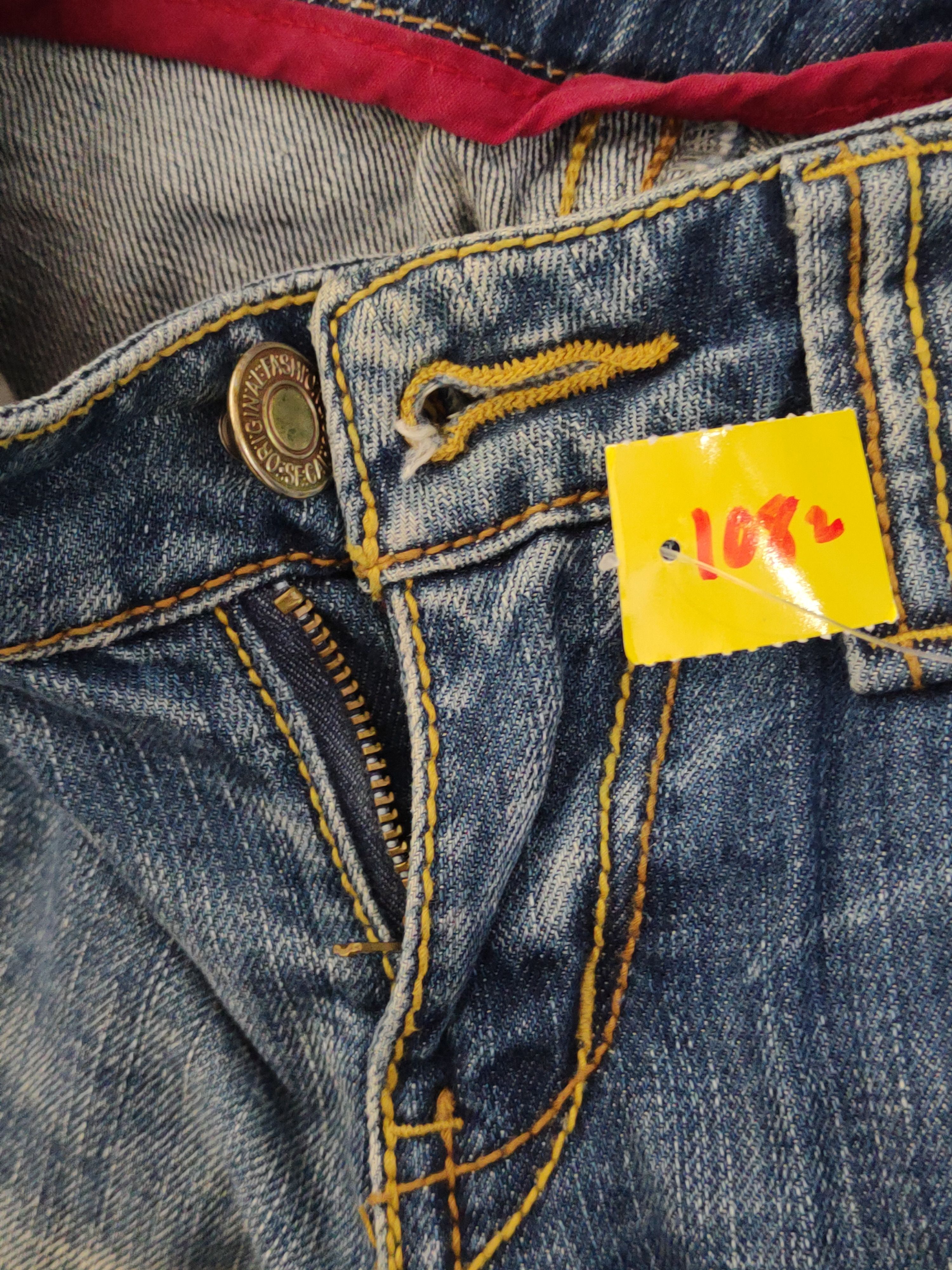 Japanese Brand DL Japanese Brand Blue Distressed Suspender Jeans #1082 Size 28" / US 6 / IT 42 - 20 Thumbnail