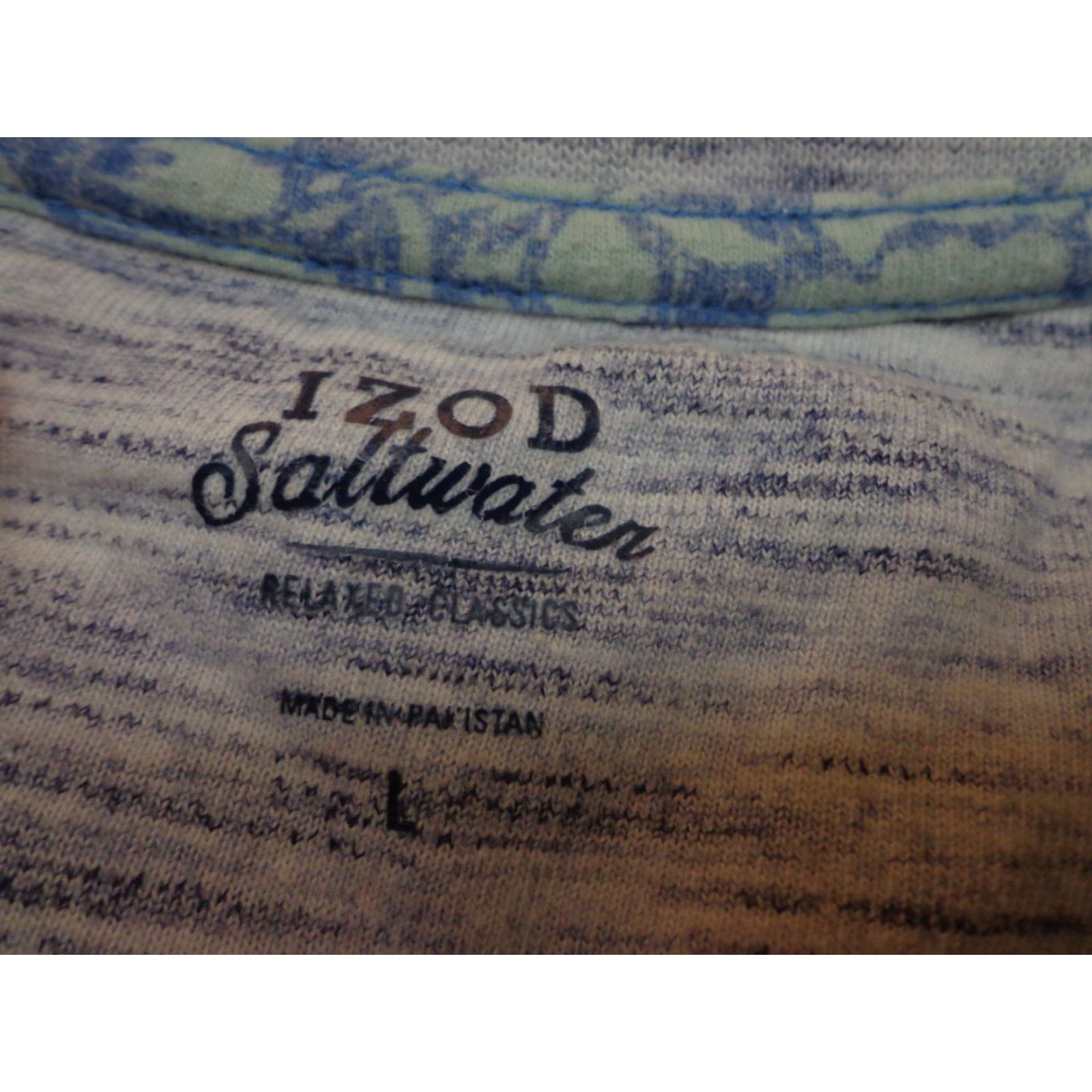 Izod IZOD T-Shirt Size L Blue Mens Regular Short Sleeve Logo Shirt 90s Size US L / EU 52-54 / 3 - 3 Thumbnail