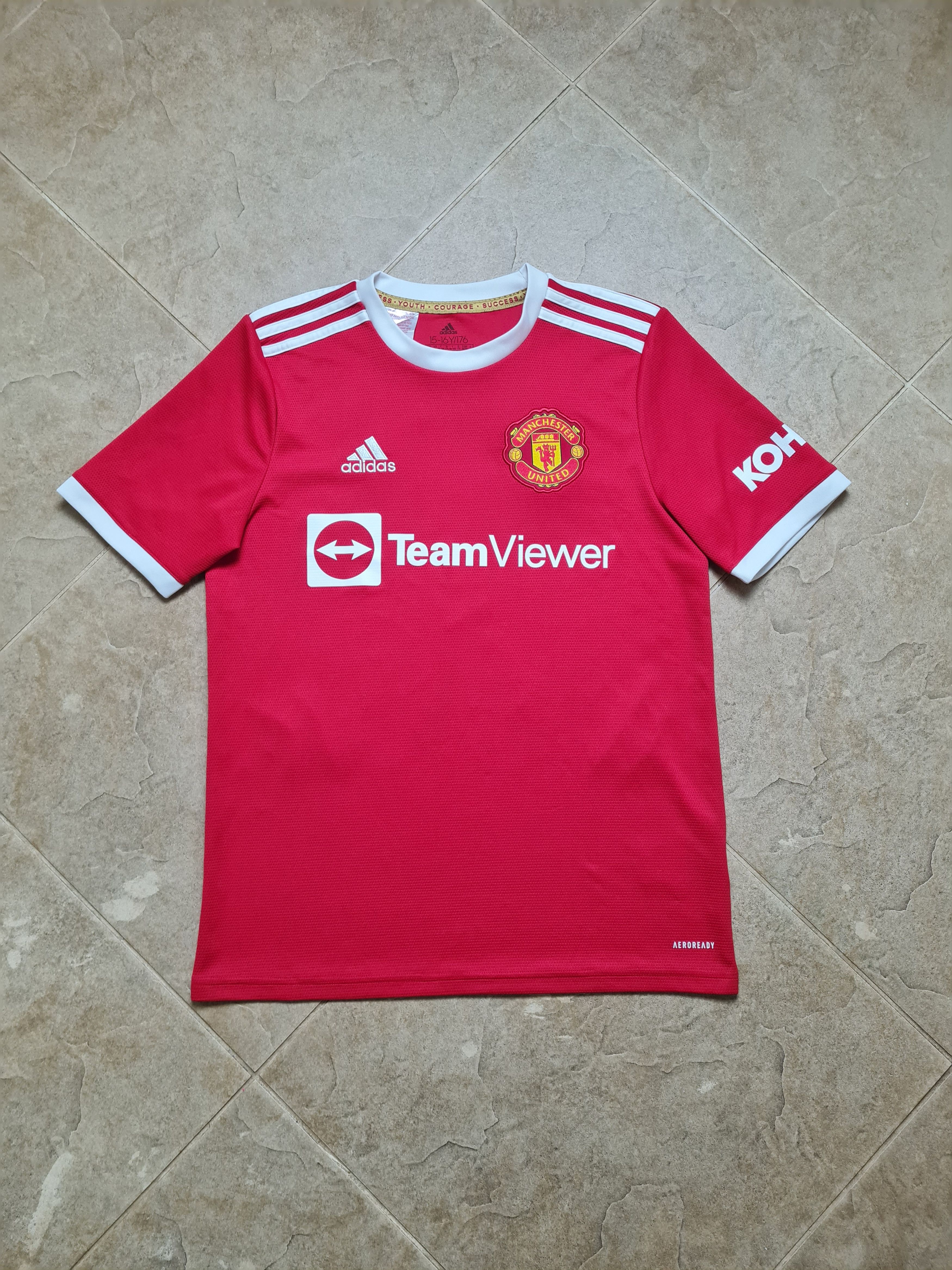 Adidas MANCHESTER UNITED ADIDAS 2021/2022 #7 RONALDO GR3778 Size US M / EU 48-50 / 2 - 2 Thumbnail