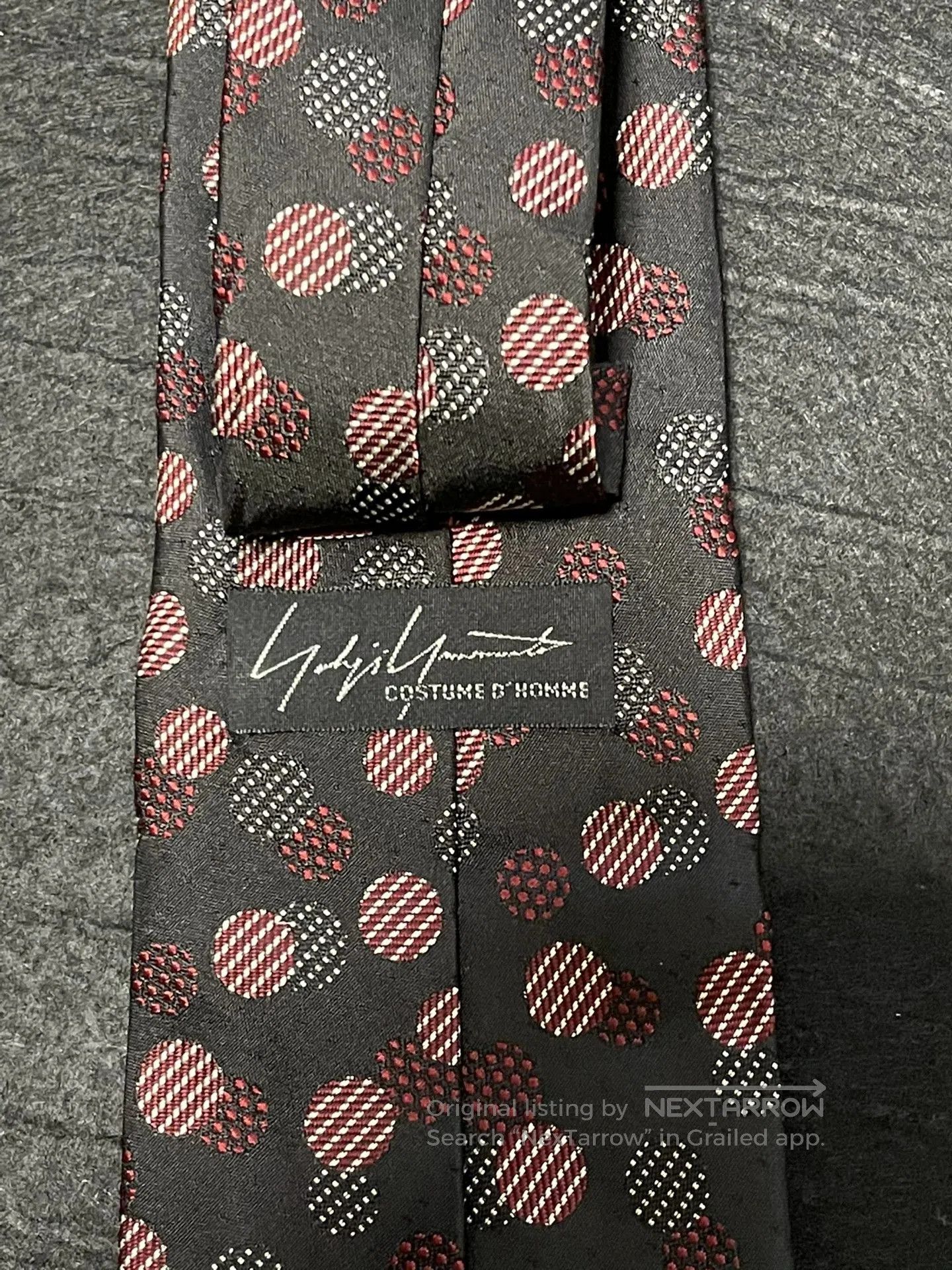 Yohji Yamamoto yohji yamamoto polka dot silk tie. Size ONE SIZE - 3 Thumbnail