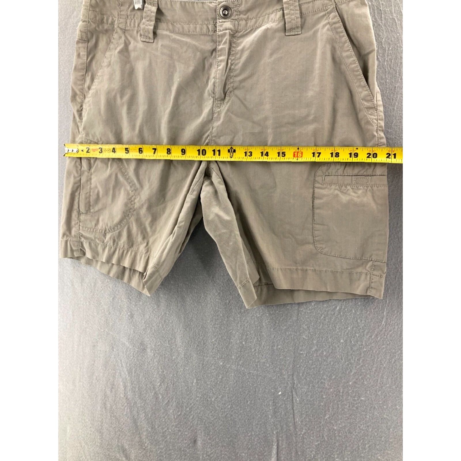 Eddie Bauer Eddie Bauer Shorts Womens 10 Beige Fit Hiking Cargo Canvas Cargo Shorts Women 10 Beige Hiking Workwear Pockets Regular Size 32" / US 10 / IT 46 - 3 Thumbnail
