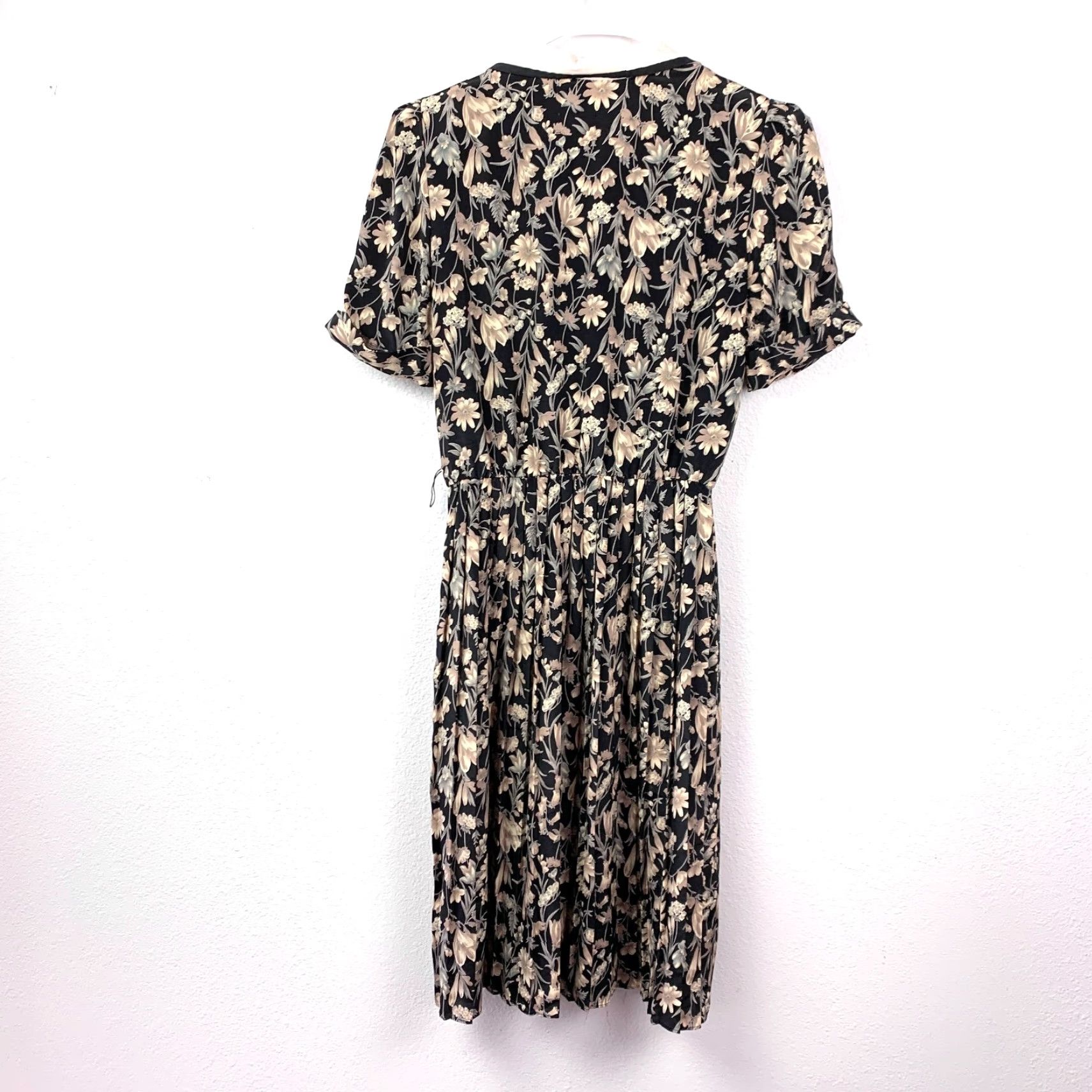 Vintage Vintage Breli Dress Cottage Boho Modest Black Brown Dress Size 14 Bohemian 1980s Size XL / US 12-14 / IT 48-50 - 6 Thumbnail