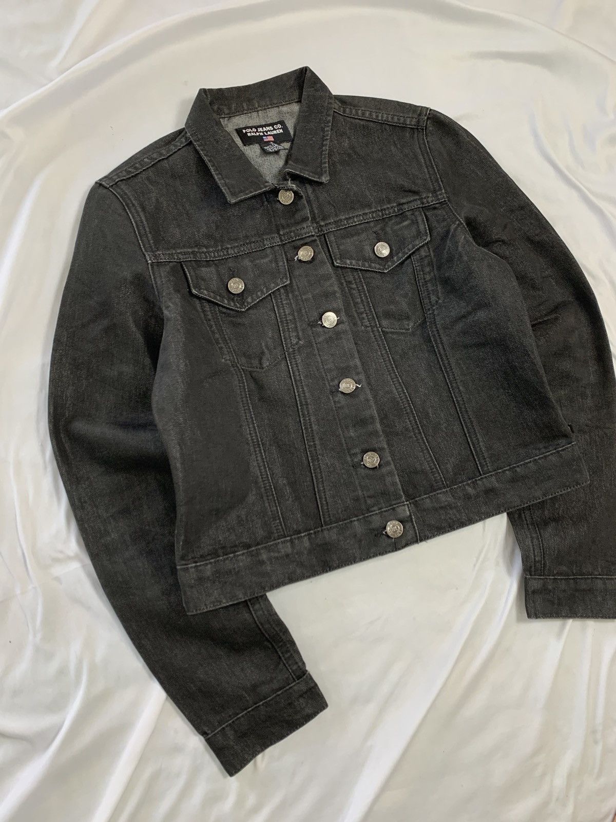 Polo Ralph Lauren 90s vintage polo ralph lauren trucker jeans black Size US S / EU 44-46 / 1 - 2 Thumbnail