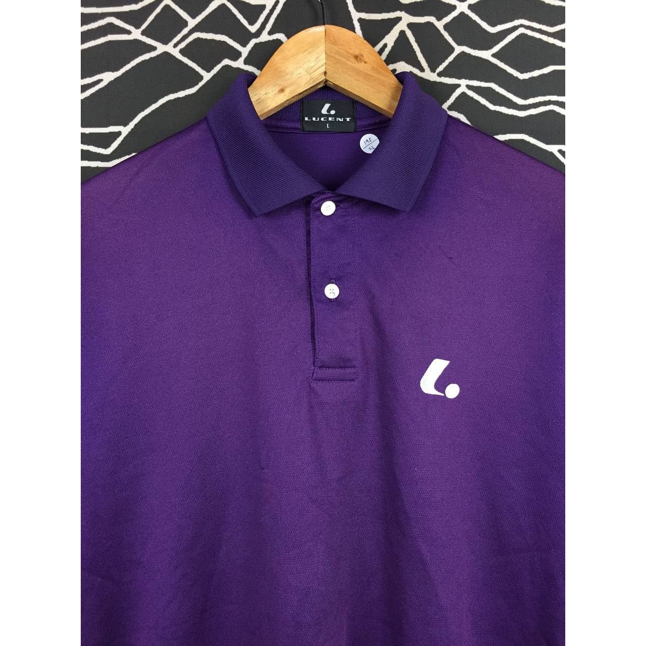 Japanese Brand × Vintage Lucent Japanese Brand Small Logo Activewear Polo Tee Size US M / EU 48-50 / 2 - 3 Thumbnail