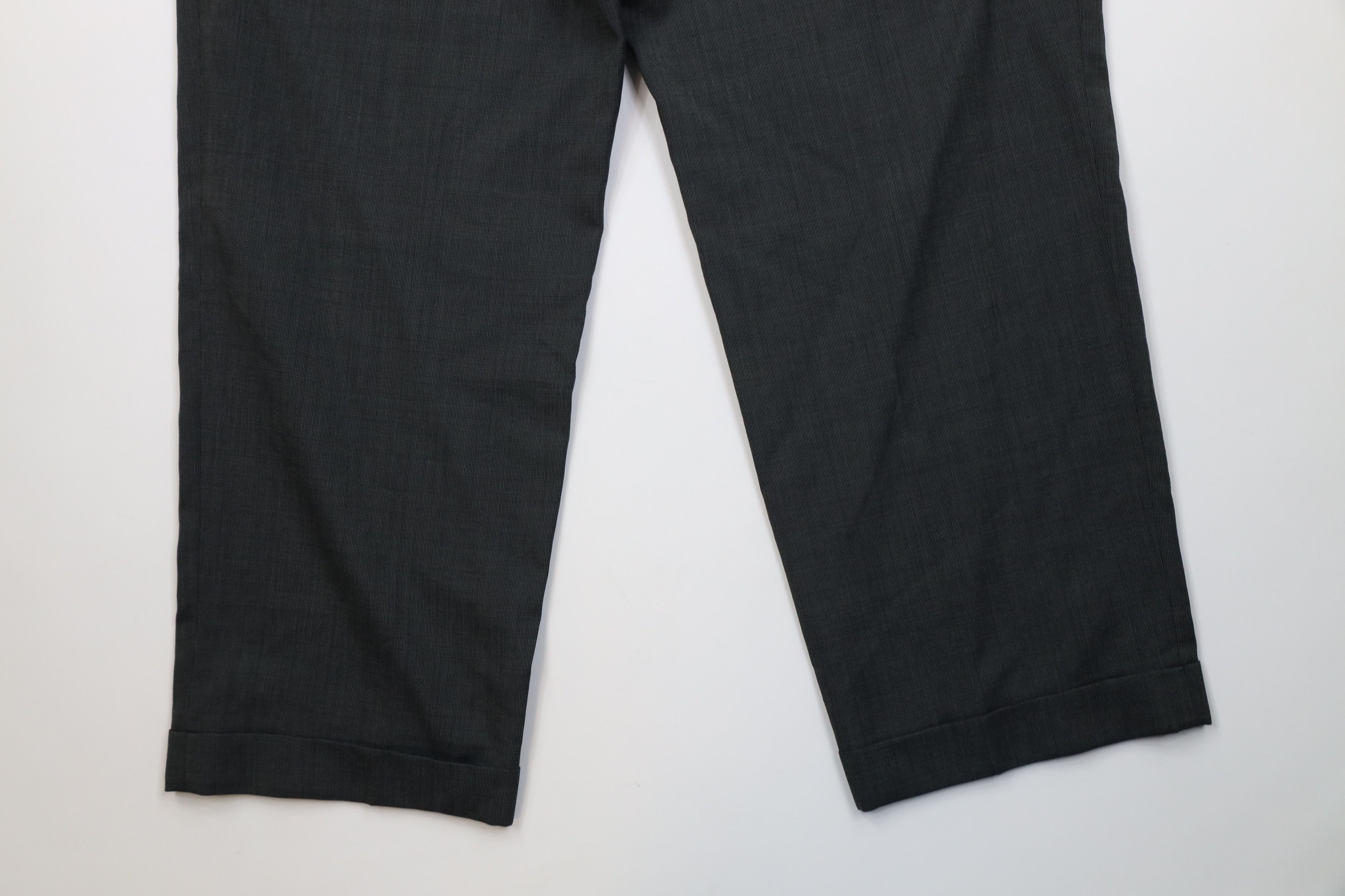 Vintage Vintage 90s Streetwear Gabardine Knit Wide Leg Chino Pants Size US 38 / EU 54 - 14 Thumbnail