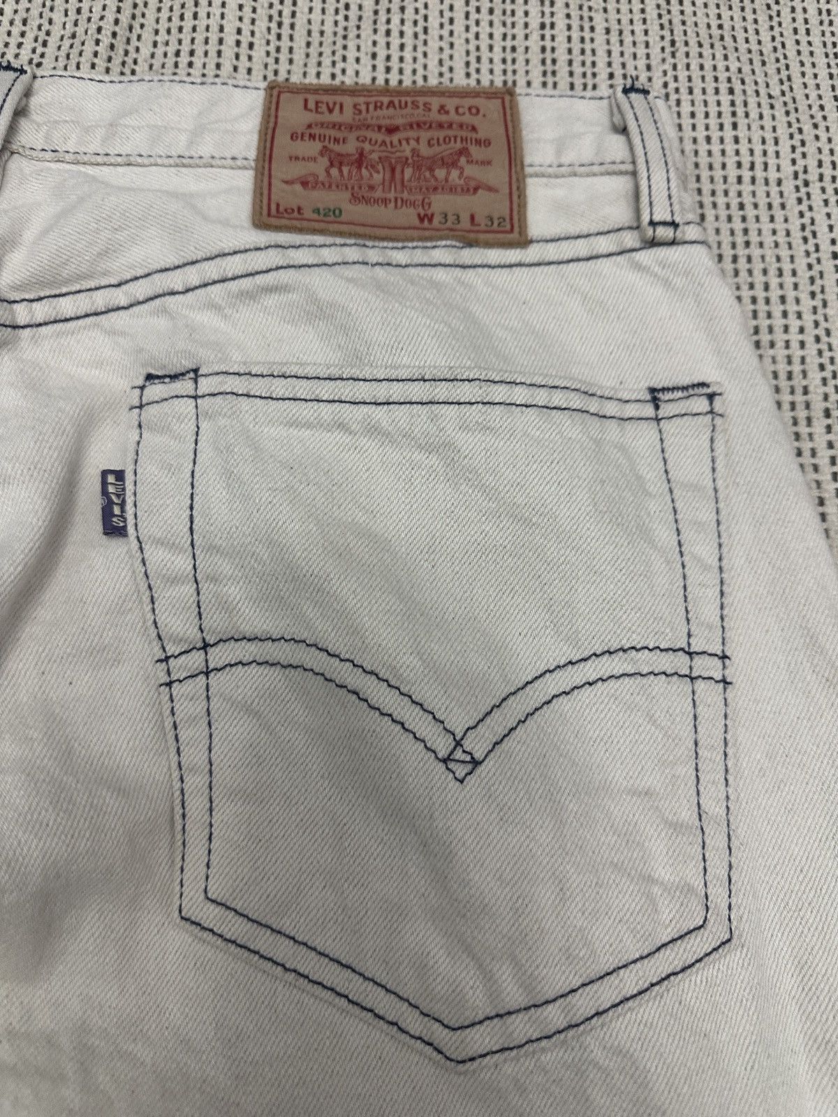 Levi's 🔥Levi’s x Snoop Dog 420 Edition 501 Hemp Jeans Size US 32 / EU 48 - 4 Thumbnail
